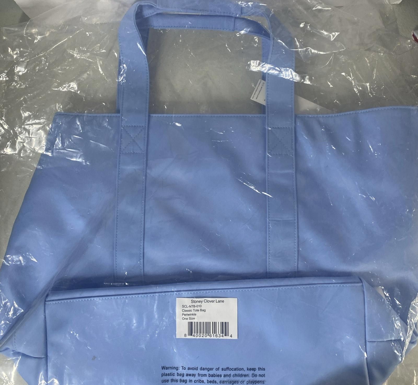 Other Stoney Clover Lane NWT Tote Bag Periwinkle Shoulder Strap Size ONE SIZE - 2 Thumbnail