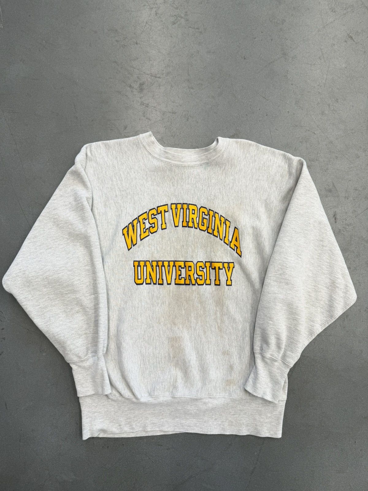 Champion ‘90s Vintage West Virginia Champion Reverse Weave Crewneck Size US XL / EU 56 / 4 - 1 Thumbnail