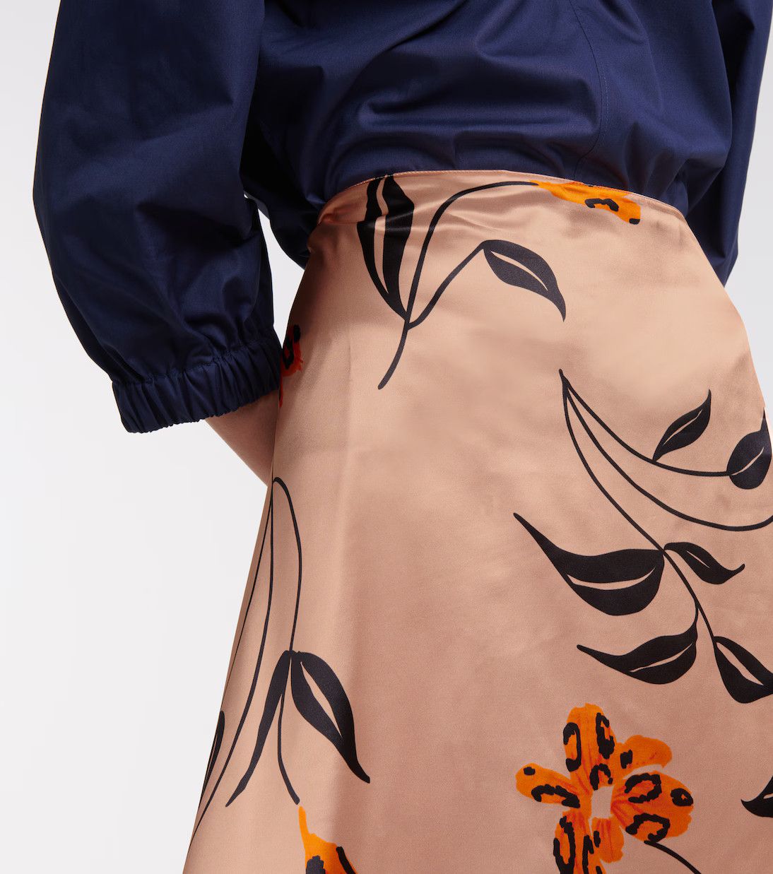 Marni o1y1125 Midi Skirt in Multicolor Size 30" / US 8 / IT 44 - 4 Thumbnail