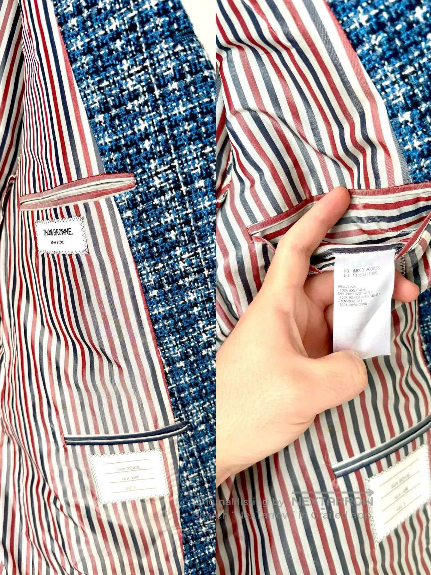 Thom Browne Thom Browne Blue Wool Suit Set. Size US S / EU 44-46 / 1 - 6 Thumbnail