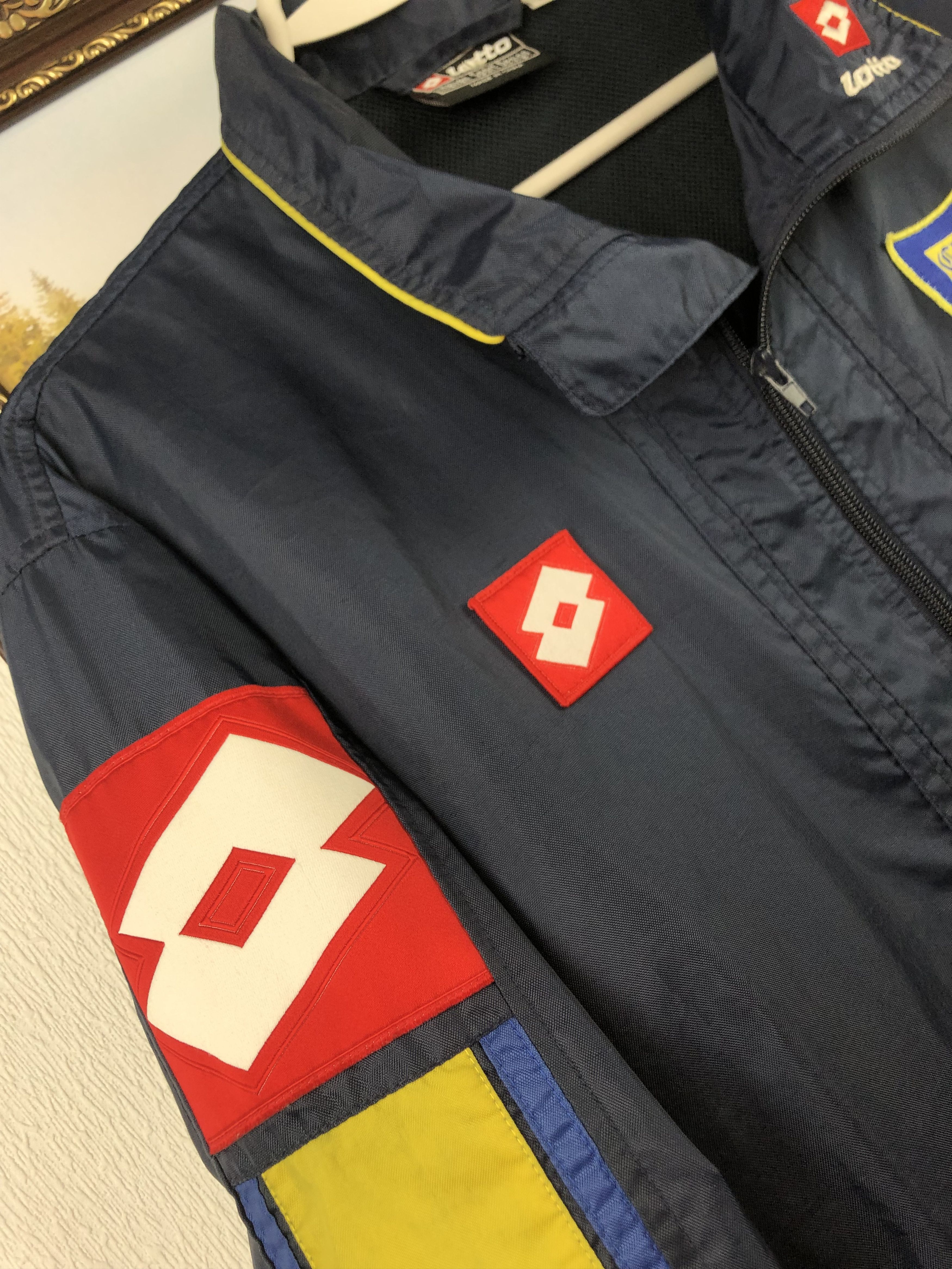 Vintage Vintage Lotto Chievo Verona Jacket Football Soccer Track Top Size US S / EU 44-46 / 1 - 6 Thumbnail