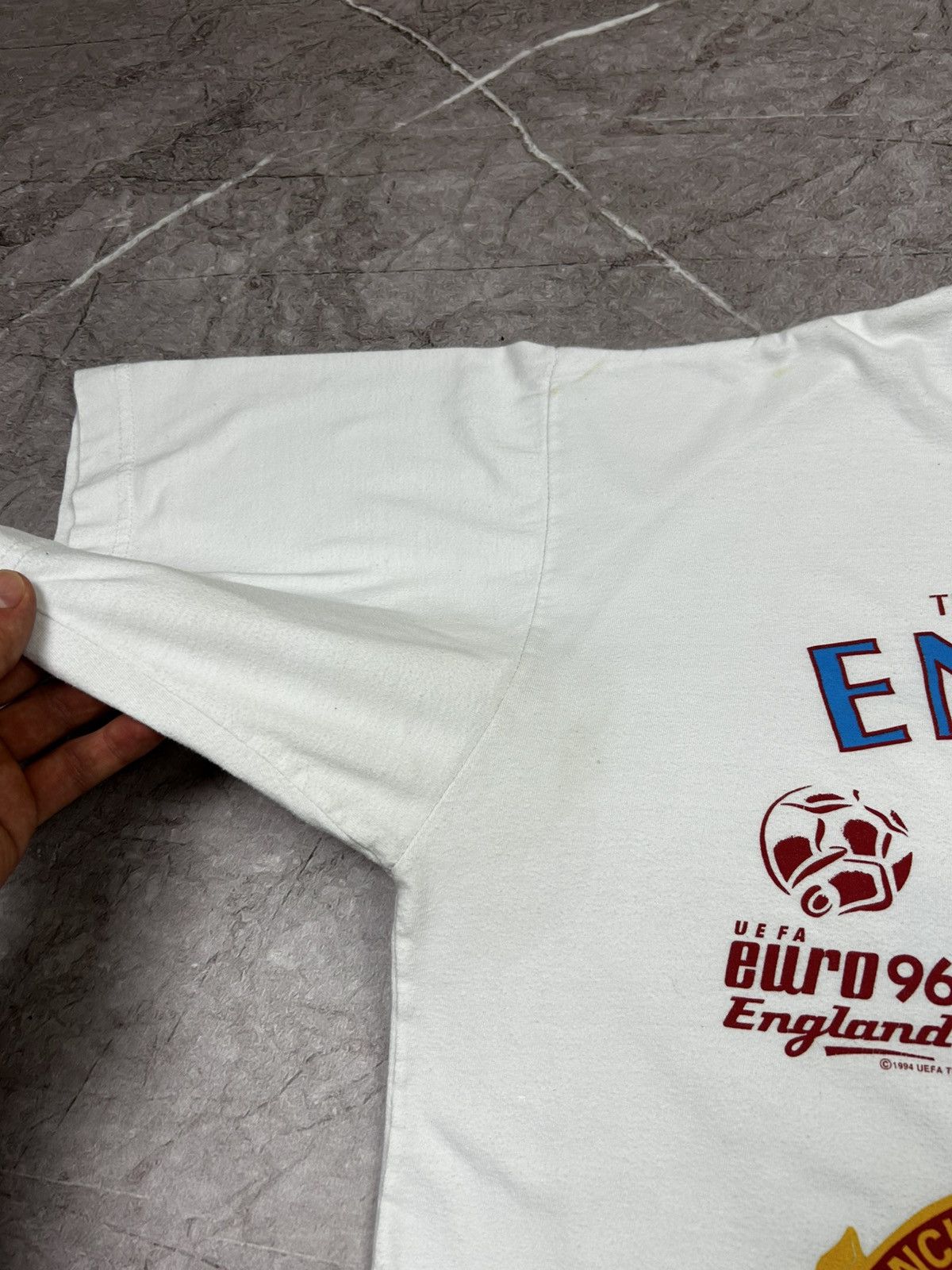 Umbro Vintage T-Shirt 90s Umbro England National Team Big Logo Size US XL / EU 56 / 4 - 8 Thumbnail