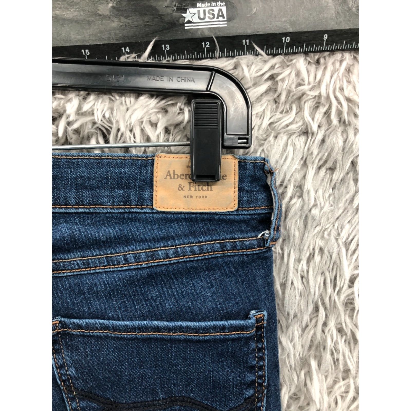 Abercrombie & Fitch Abercrombie & Fitch Jeans Women 2 High Rise Skinny 5-Pocket Denim Blue Medium Wash Size 26" / US 2 / IT 38 - 6 Thumbnail