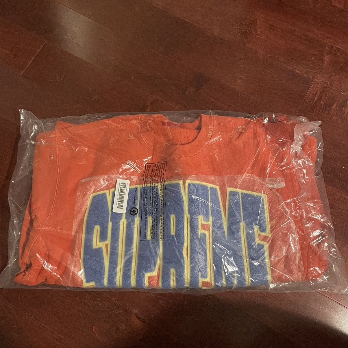Supreme Supreme Cities Arc Crewneck Burnt Orange Size US M / EU 48-50 / 2 - 4 Thumbnail
