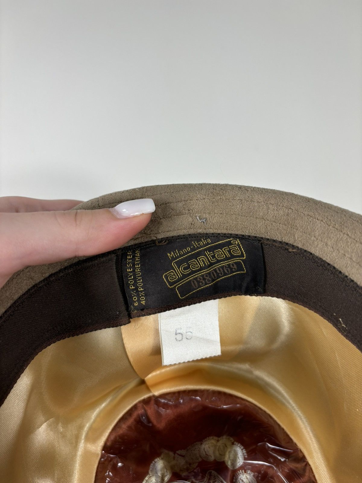 Vintage Vintage Mayser Hat Exclusive Alcantara Suede Safari Style Size ONE SIZE - 11 Thumbnail