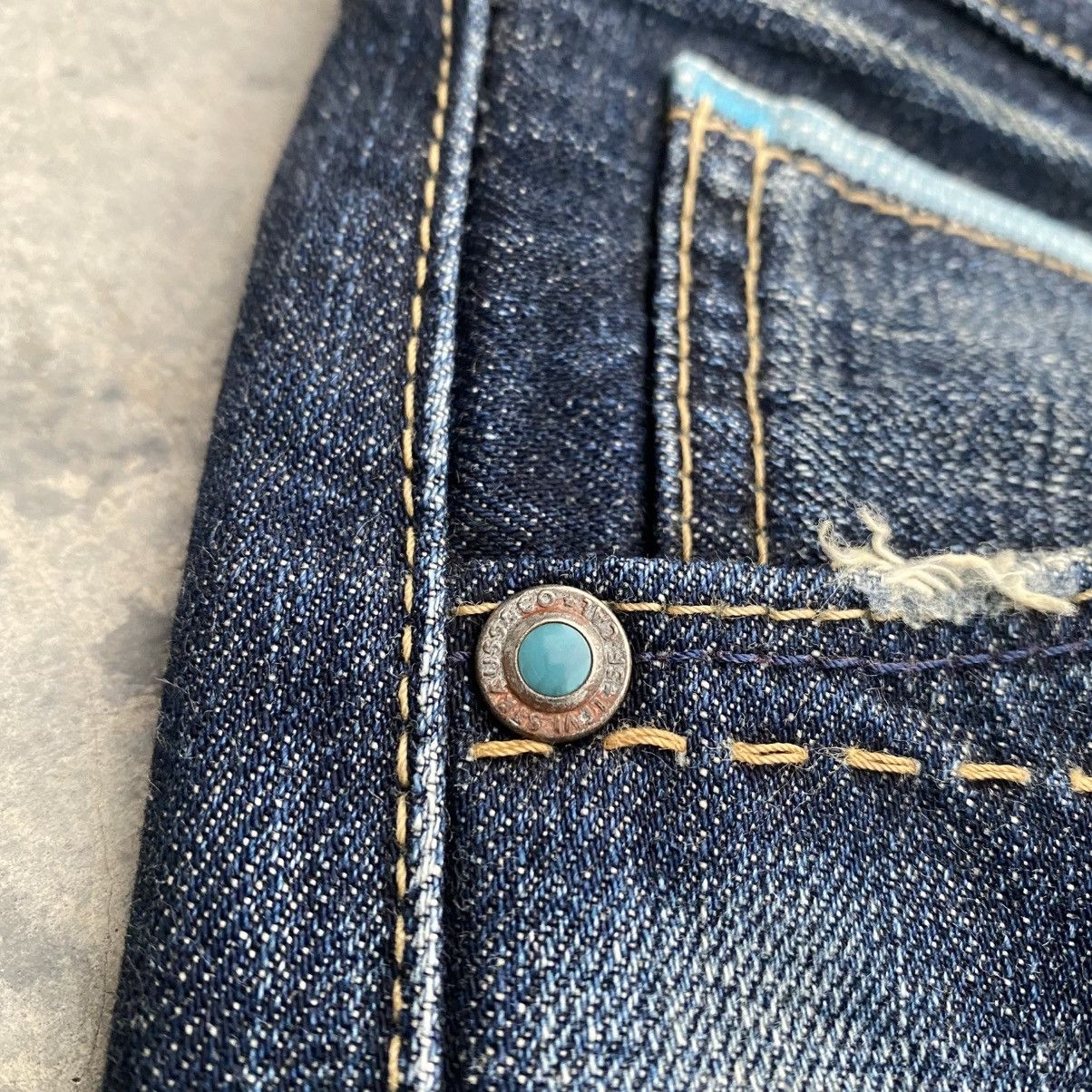 Levi's Made & Crafted Vintage Levis Psychedelic Turquois Flare Size 27" / US 4 / IT 40 - 6 Thumbnail