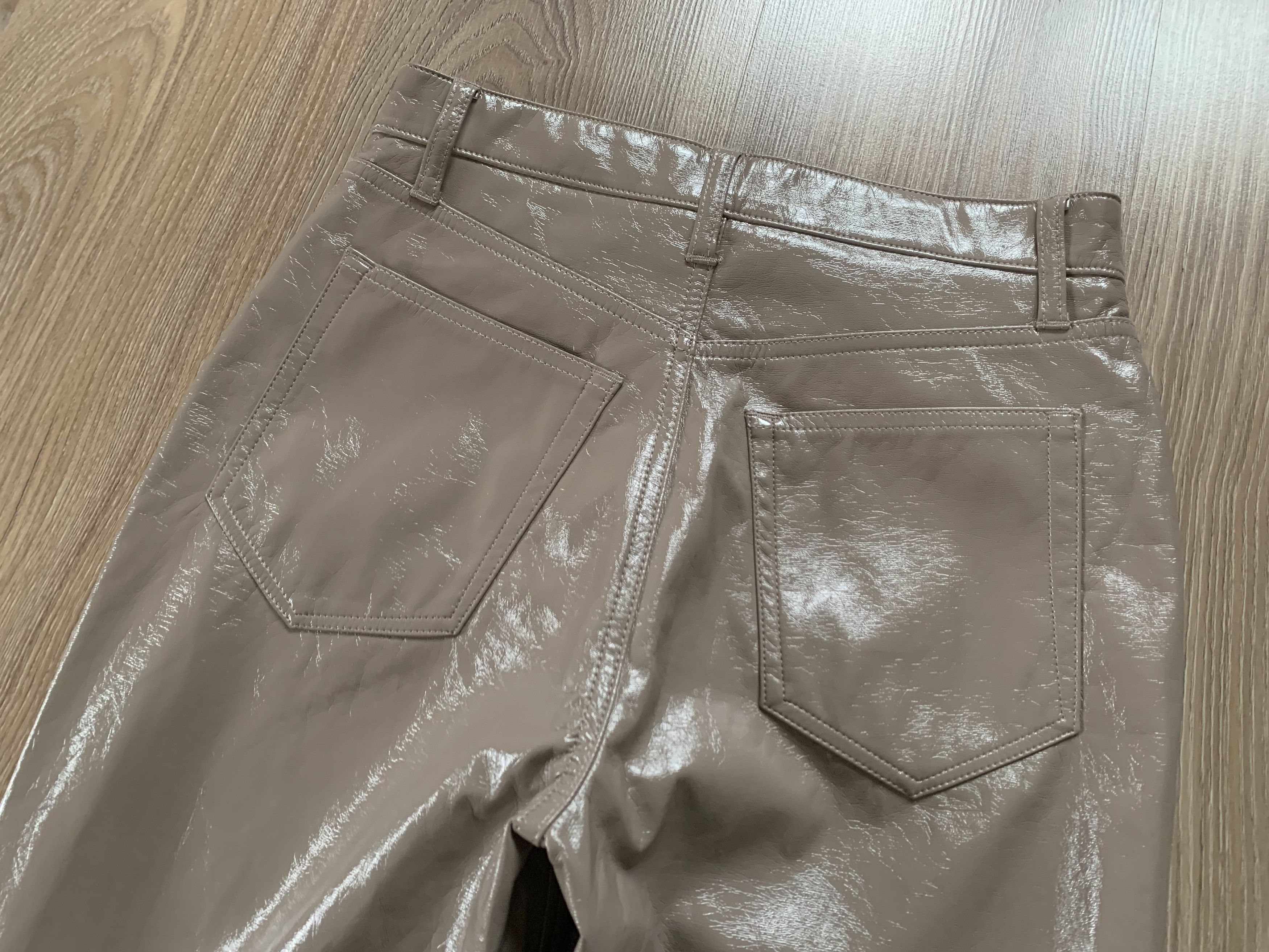 Leather Abercrombie Women's Recycled Leather Pants Size 27" / US 4 / IT 40 - 6 Thumbnail