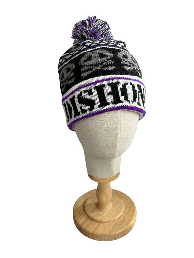 14th Addiction Dishonor Skull Punk Bondage Beanie Hats ☠️☠️ Size ONE SIZE - 3 Thumbnail