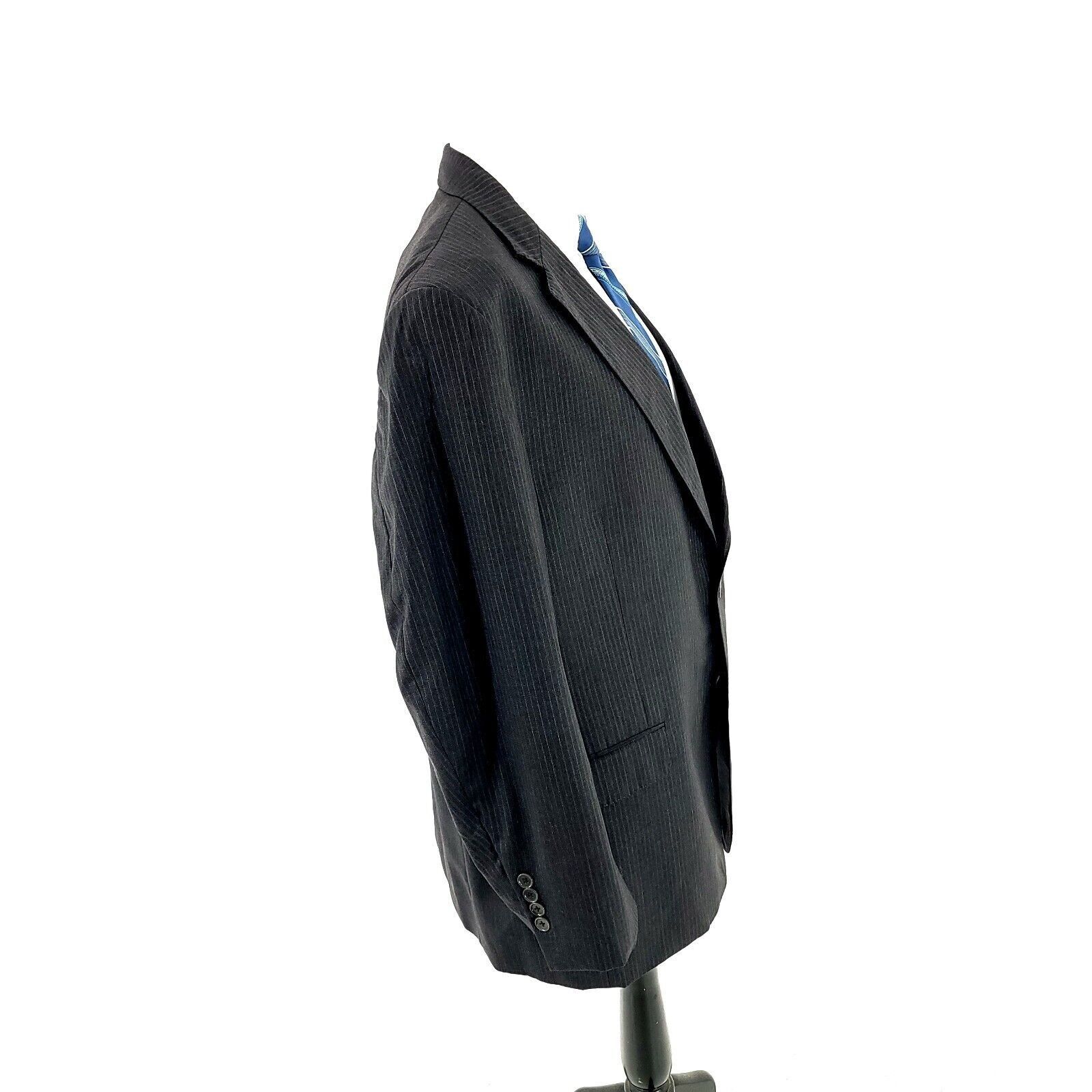 Jos. A. Bank Jos A Bank Signature Gold Wool 2 Button Suit Jacket 46R Gray Size 46R - 7 Thumbnail