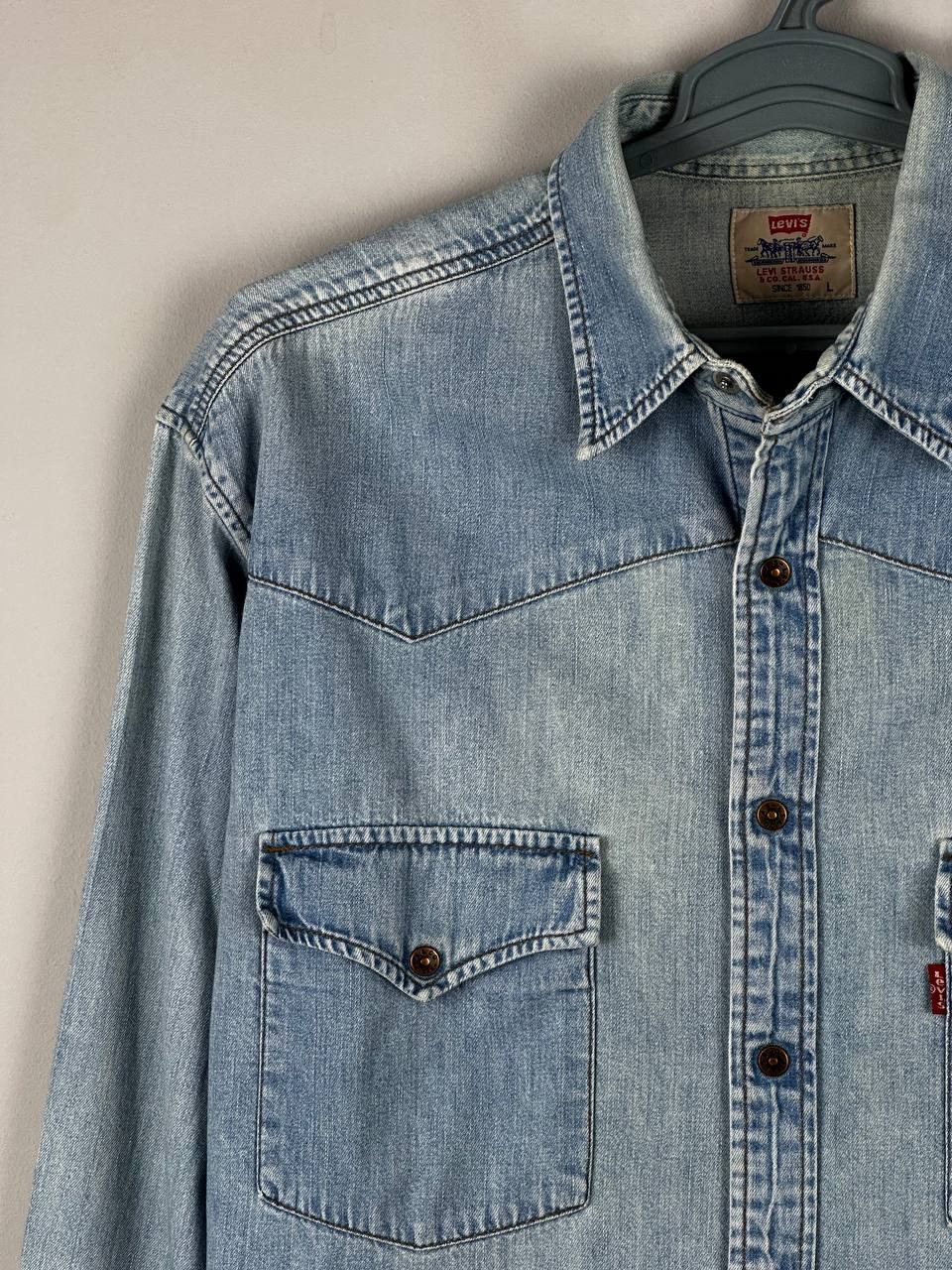 Levi's Mens Levi’s Vintage Shirt Long Sleeve Size L Jeans Size US L / EU 52-54 / 3 - 4 Thumbnail