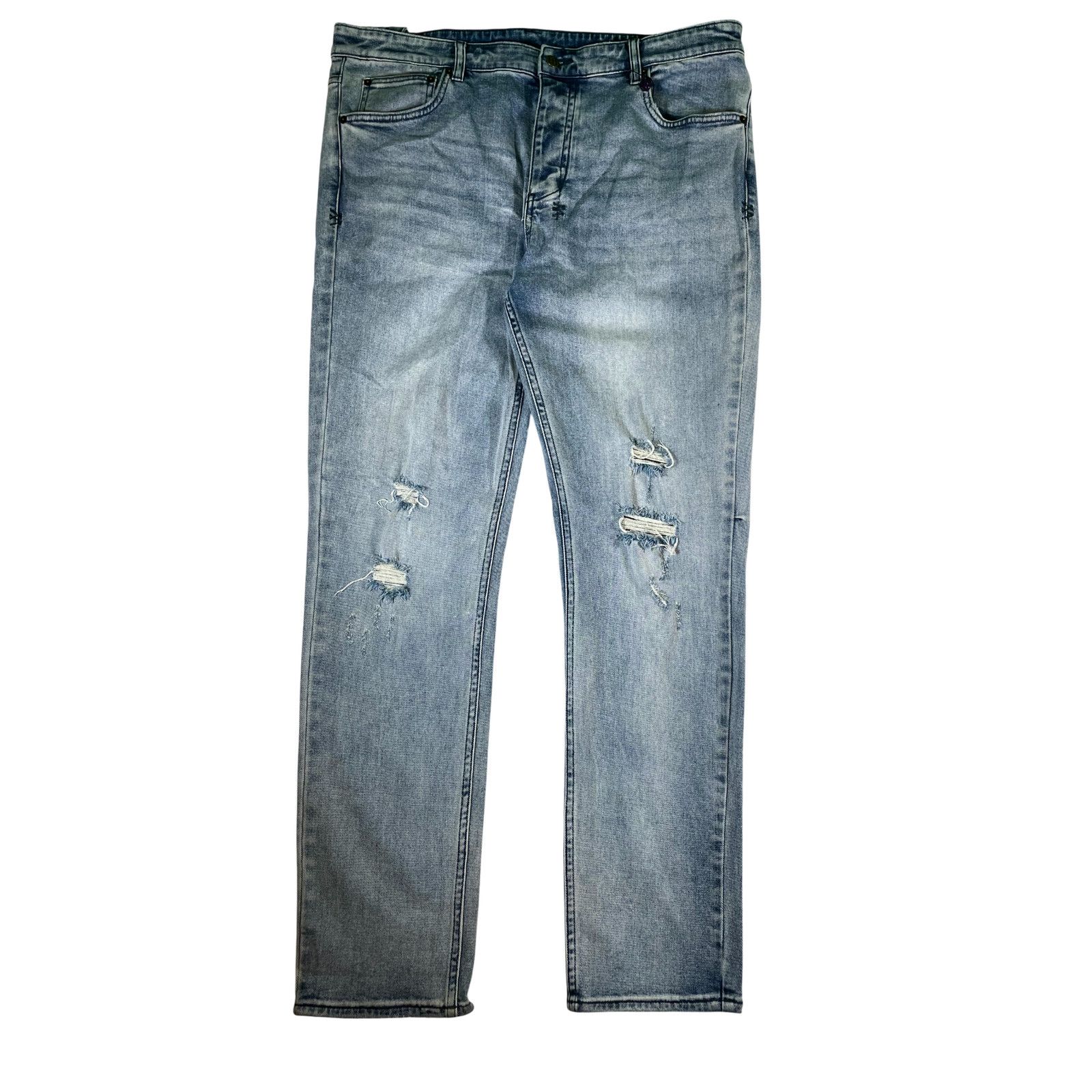 Ksubi Ksubi Ripped Light Wash Jeans Size US 38 / EU 54 - 1 Thumbnail