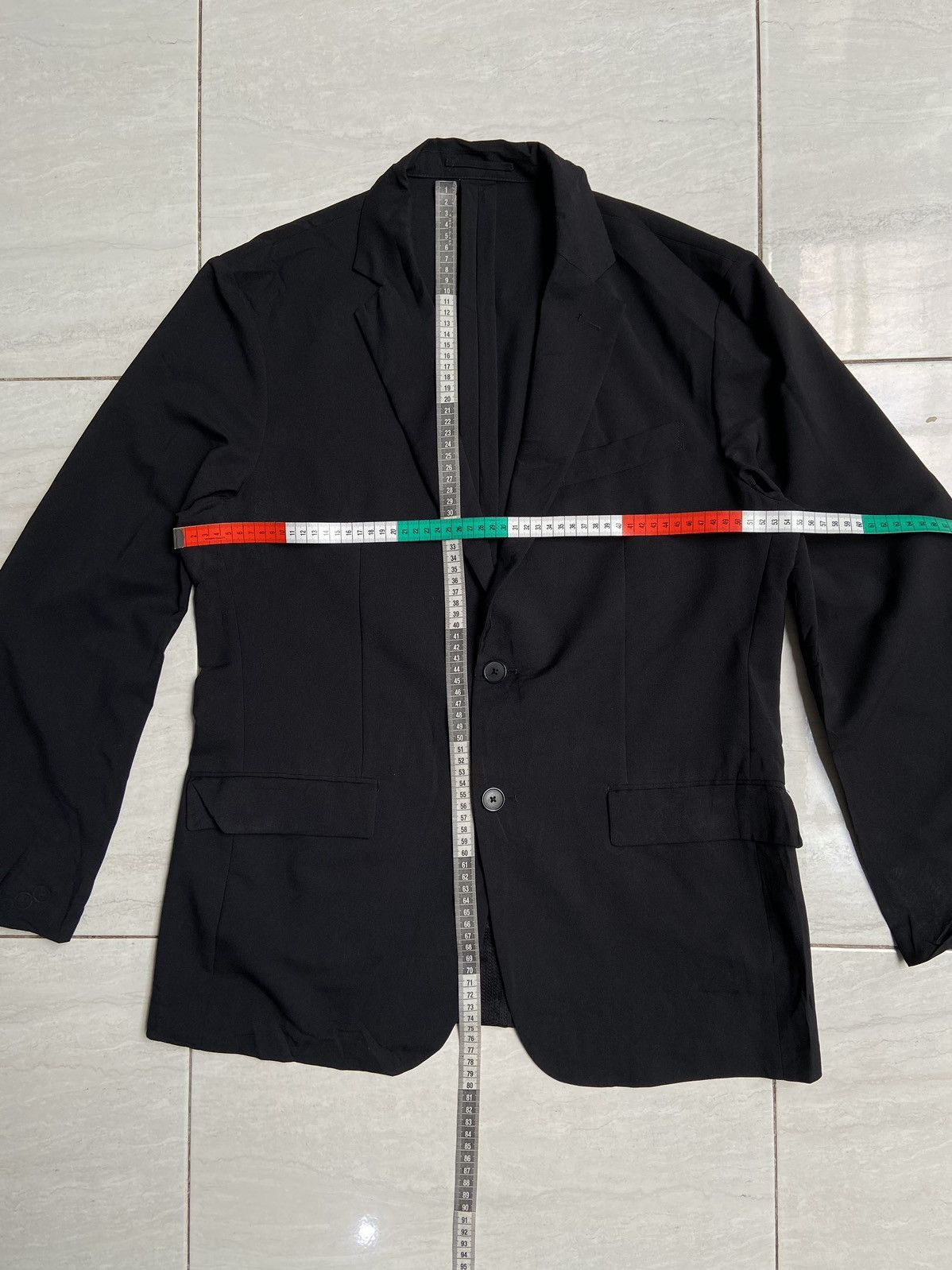 GU GU Black Suit/Blazer Size 54L - 2 Thumbnail