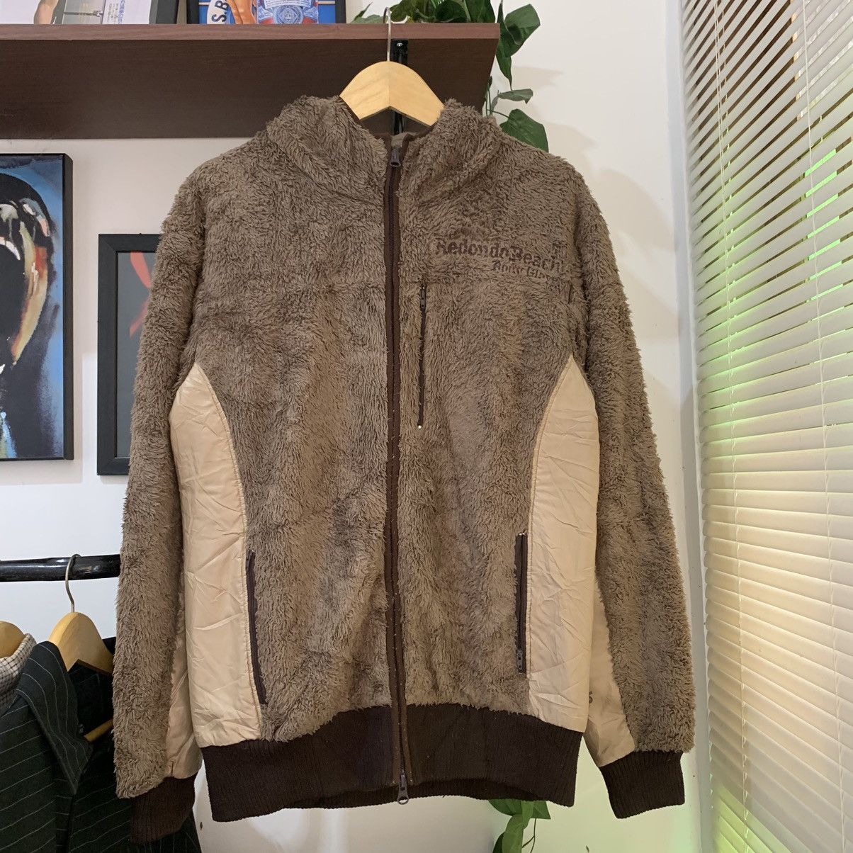 Body Glove × Vintage Body glove fleece jacket with hoodie Size US L / EU 52-54 / 3 - 1 Thumbnail