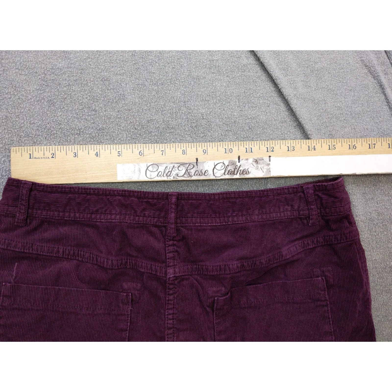 Gramicci Gramicci Skirt Womens 8 Purple Corduroy Short Pockets Casual Size 30" / US 8 / IT 44 - 6 Thumbnail
