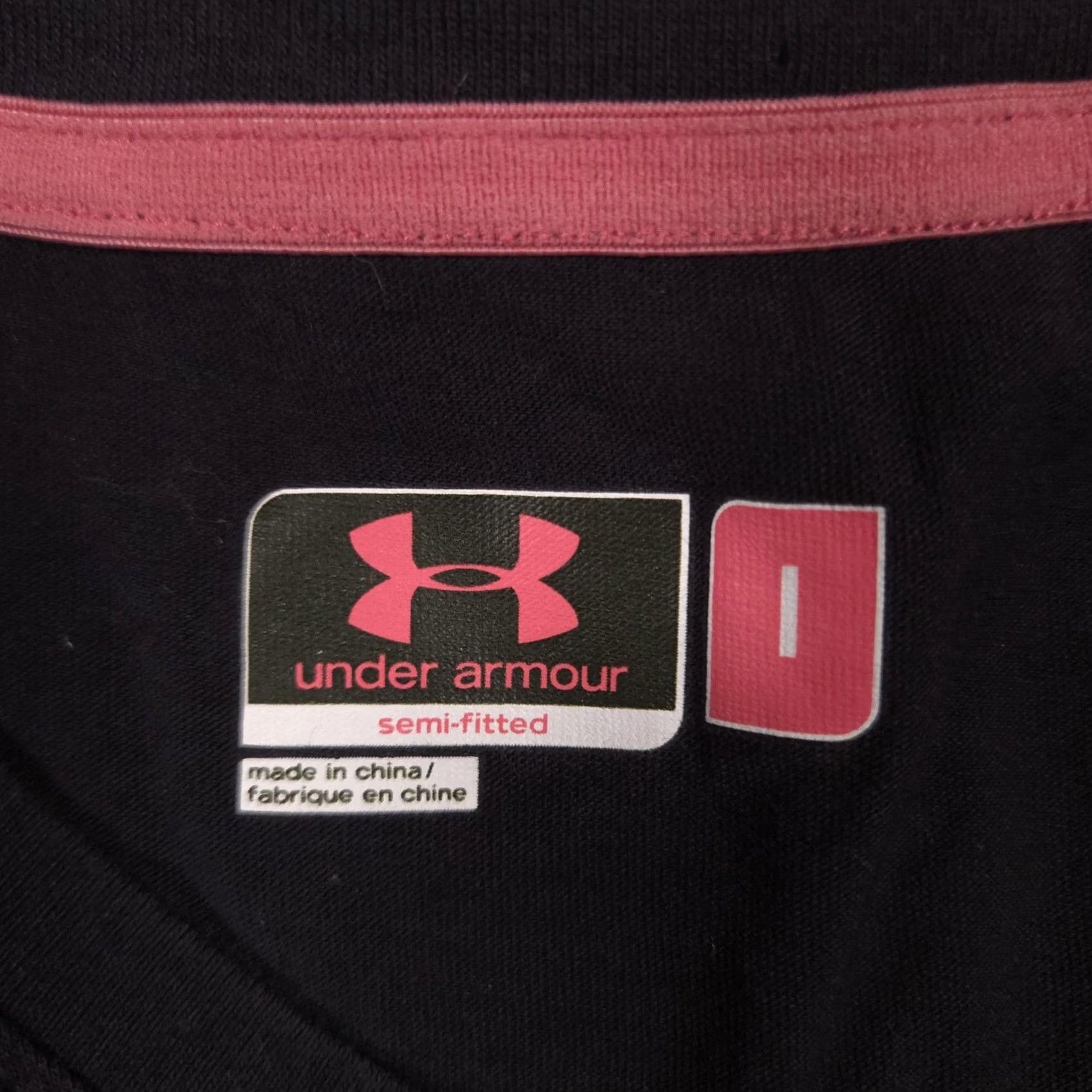 Under Armour Under Armour Shirt Womens Large Black Crew Neck Short Sleeve Women Hunt Deer Size L / US 10 / IT 46 - 4 Thumbnail