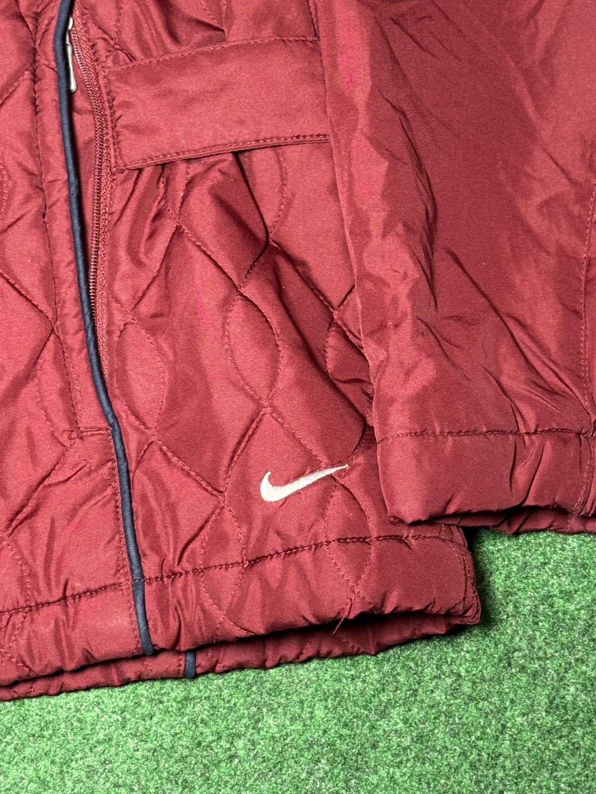 Nike Vintage Nike Lightweight Full Zip Puffer Medium 90s Jacket Size M / US 6-8 / IT 42-44 - 4 Thumbnail
