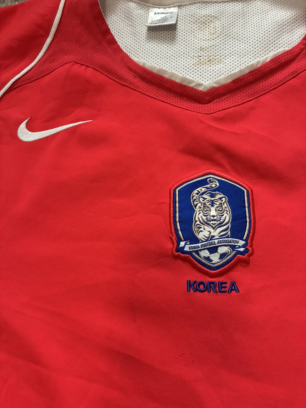 Nike 2004 South Korea Home Jersey Size US L / EU 52-54 / 3 - 3 Thumbnail