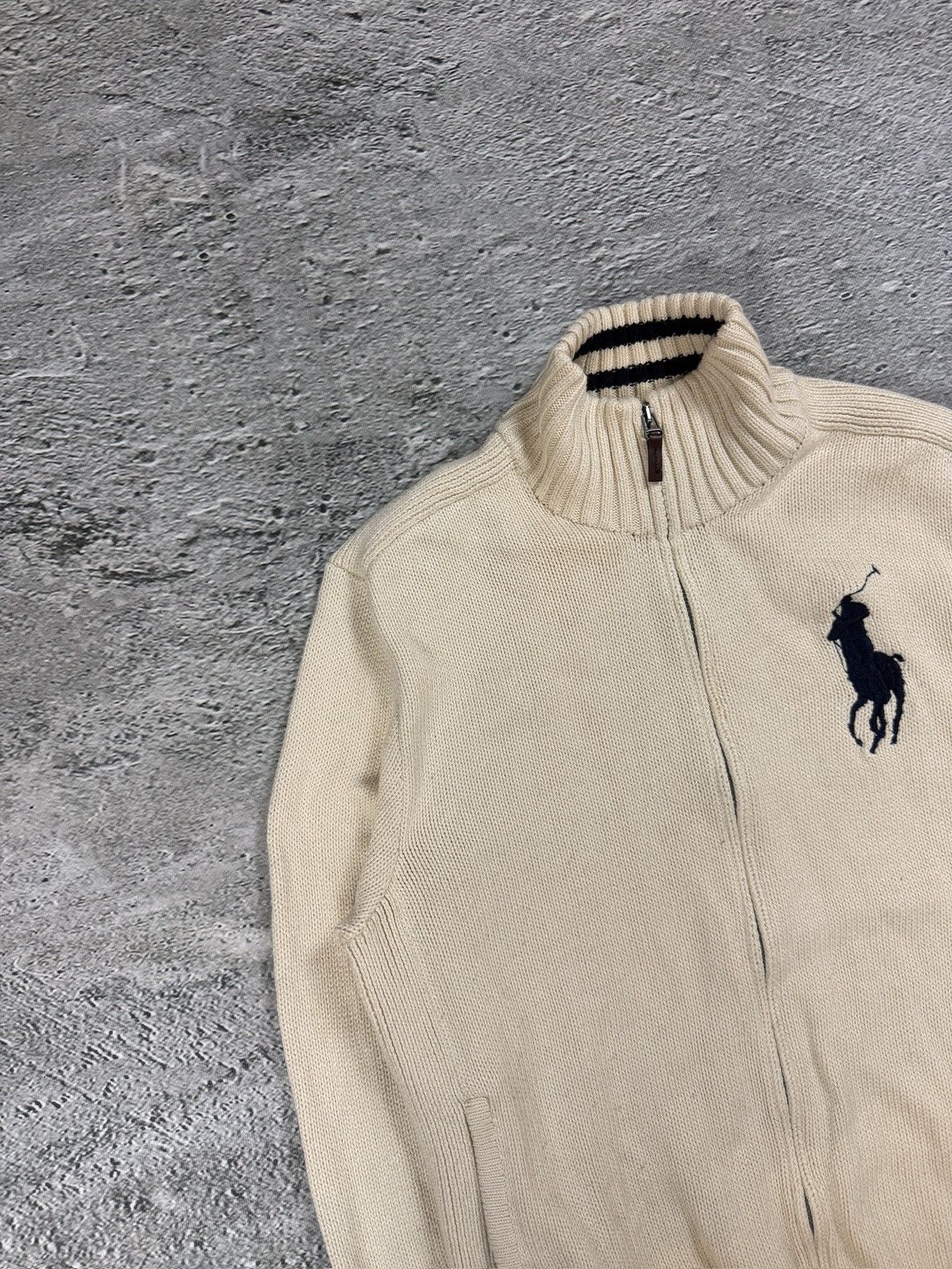 Ralph Lauren Chief Keef Polo Ralph Lauren zip sweater Beige Big Pony Size US L / EU 52-54 / 3 - 2 Thumbnail