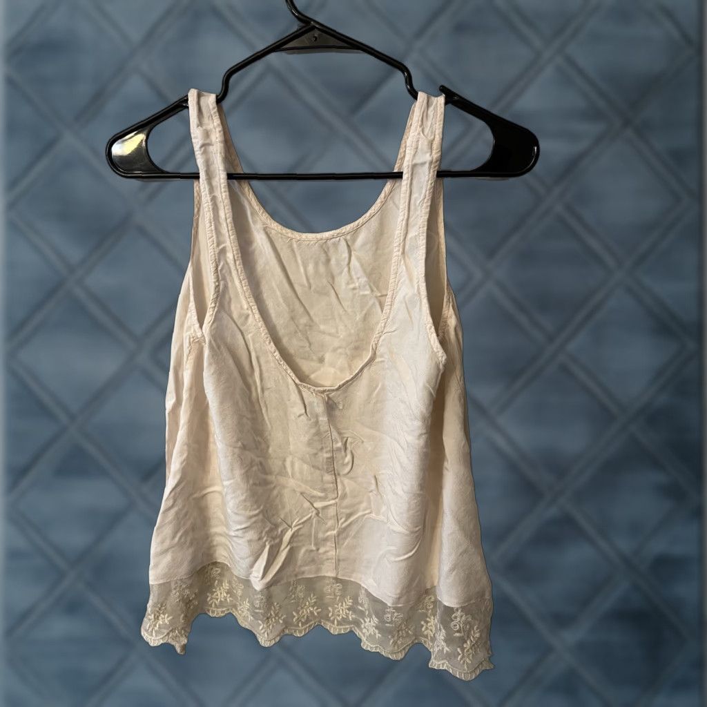 American Eagle Outfitters American Eagle Outfitters Women Tank Shirt Sleeveless Viscose Pink Top Small Casual Size S / US 4 / IT 40 - 1 Thumbnail