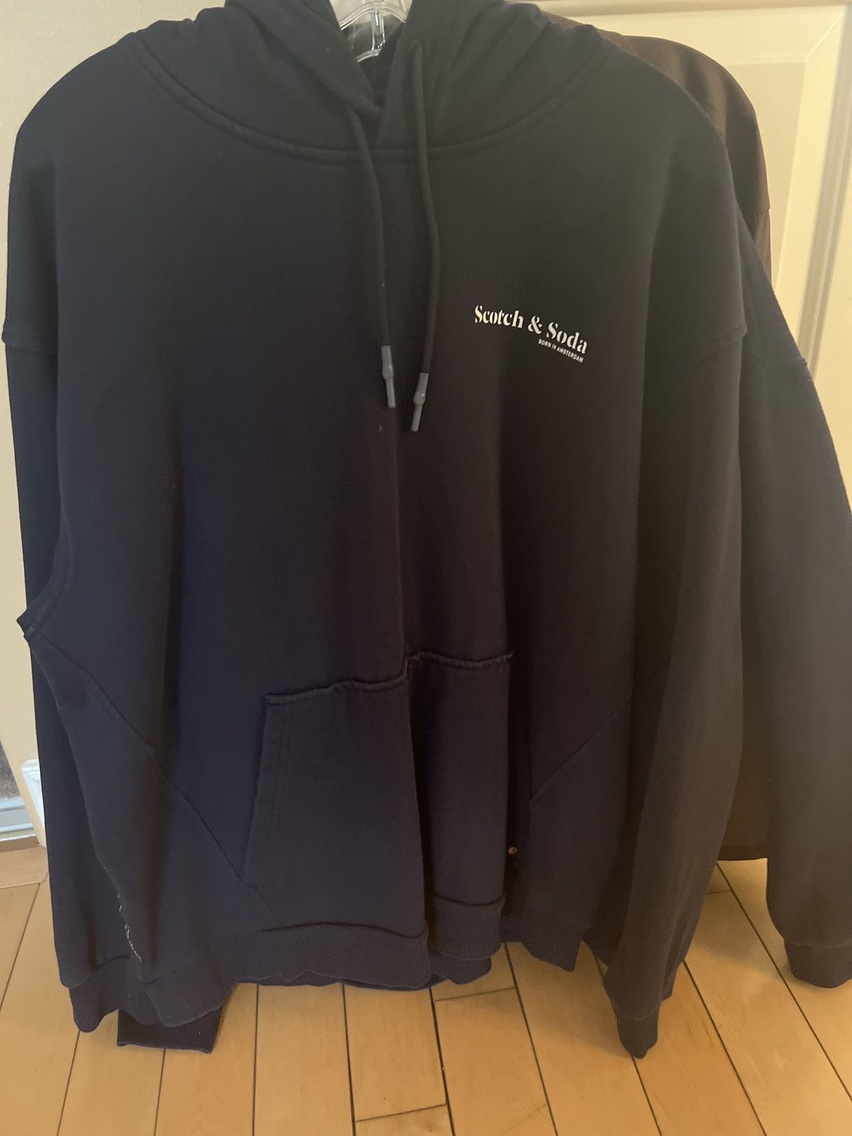 Navy blue hoodie