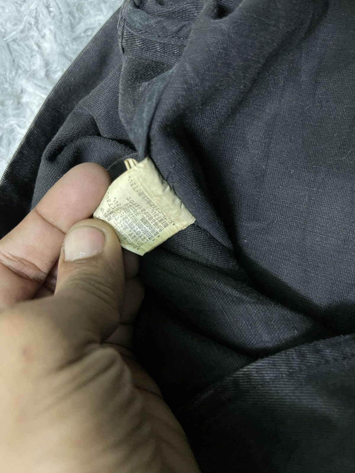 If Six Was Nine 1990s BERNING SHO DENIM JACKET BONDAGE RARE DESIGN Size US M / EU 48-50 / 2 - 15 Thumbnail