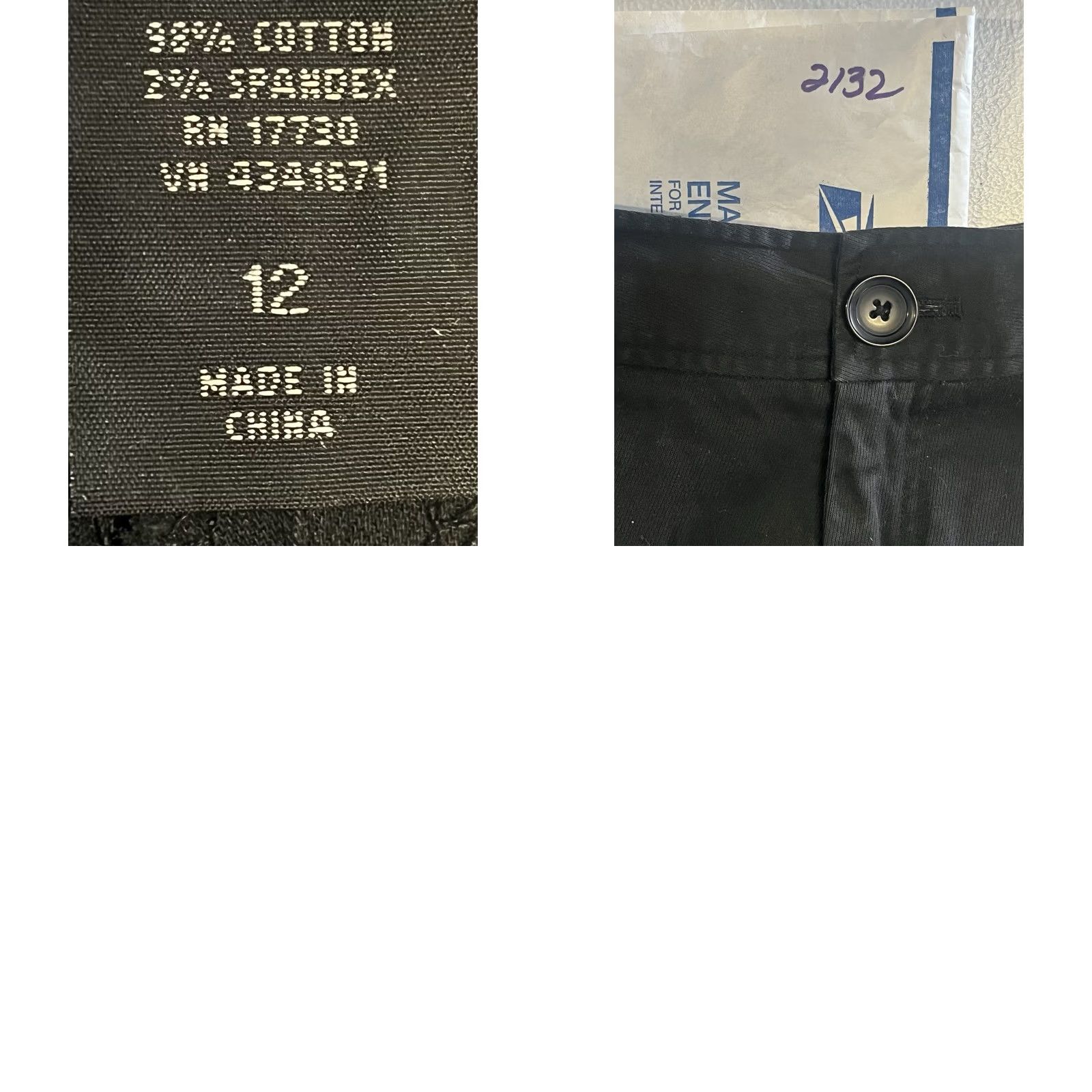 Mossimo Mossimo Supply Co Size 12 Pants Black Mid Rise Women's Casual Cotton Blend Stretch Flat Front Ankle Size 34" / US 12 / IT 48 - 8 Thumbnail
