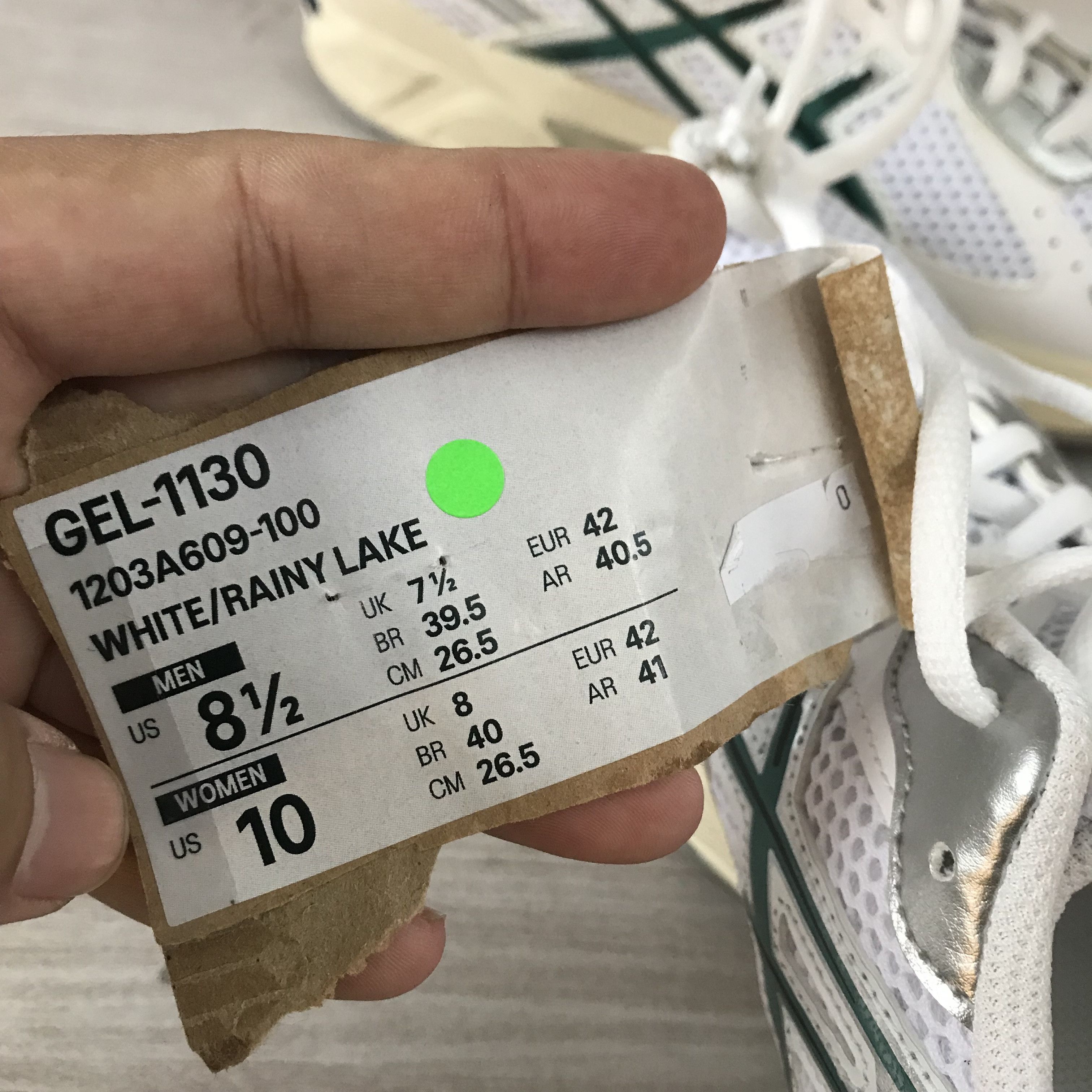 Asics ASICS GEL-1130 RETRO TECH STYLE FITS TODAY’S CITY Size US 9 / EU 42 - 8 Thumbnail