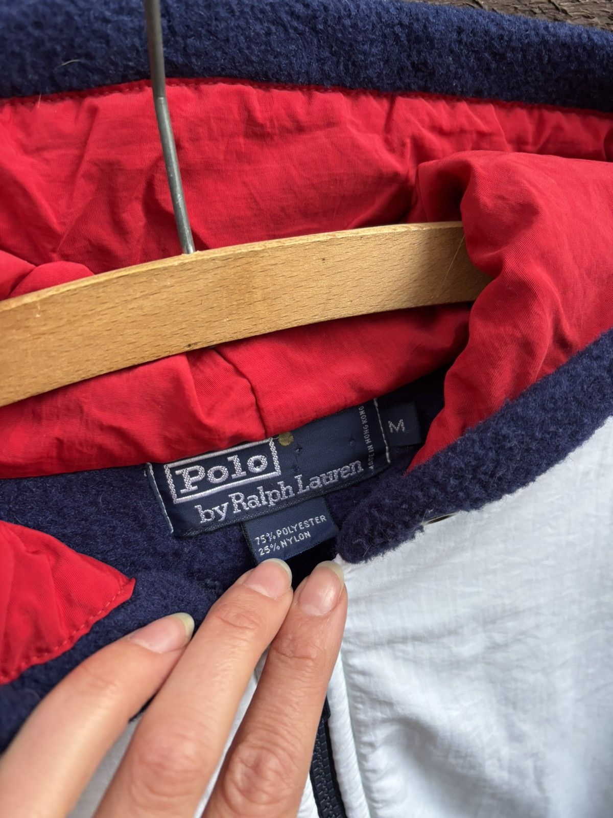 Polo Ralph Lauren Vintage Polo Hi Tech Fleece Zip up Hoodie Size US M / EU 48-50 / 2 - 4 Thumbnail