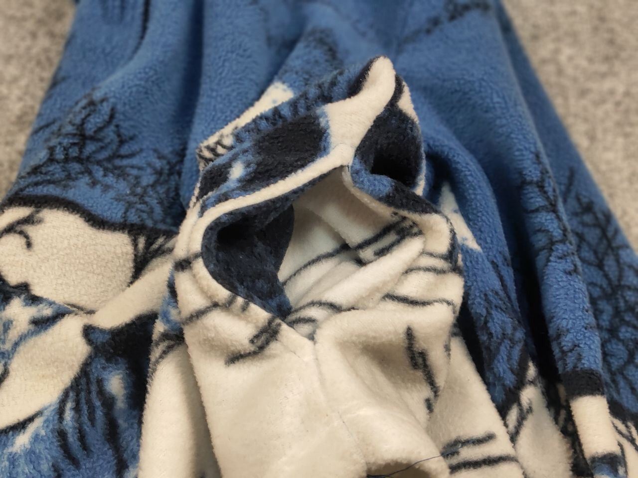 Japanese Brand 💙 Vintage 90's Fleece Zip Jacket Over Art Winter Wolf Hype Size US S / EU 44-46 / 1 - 16 Thumbnail