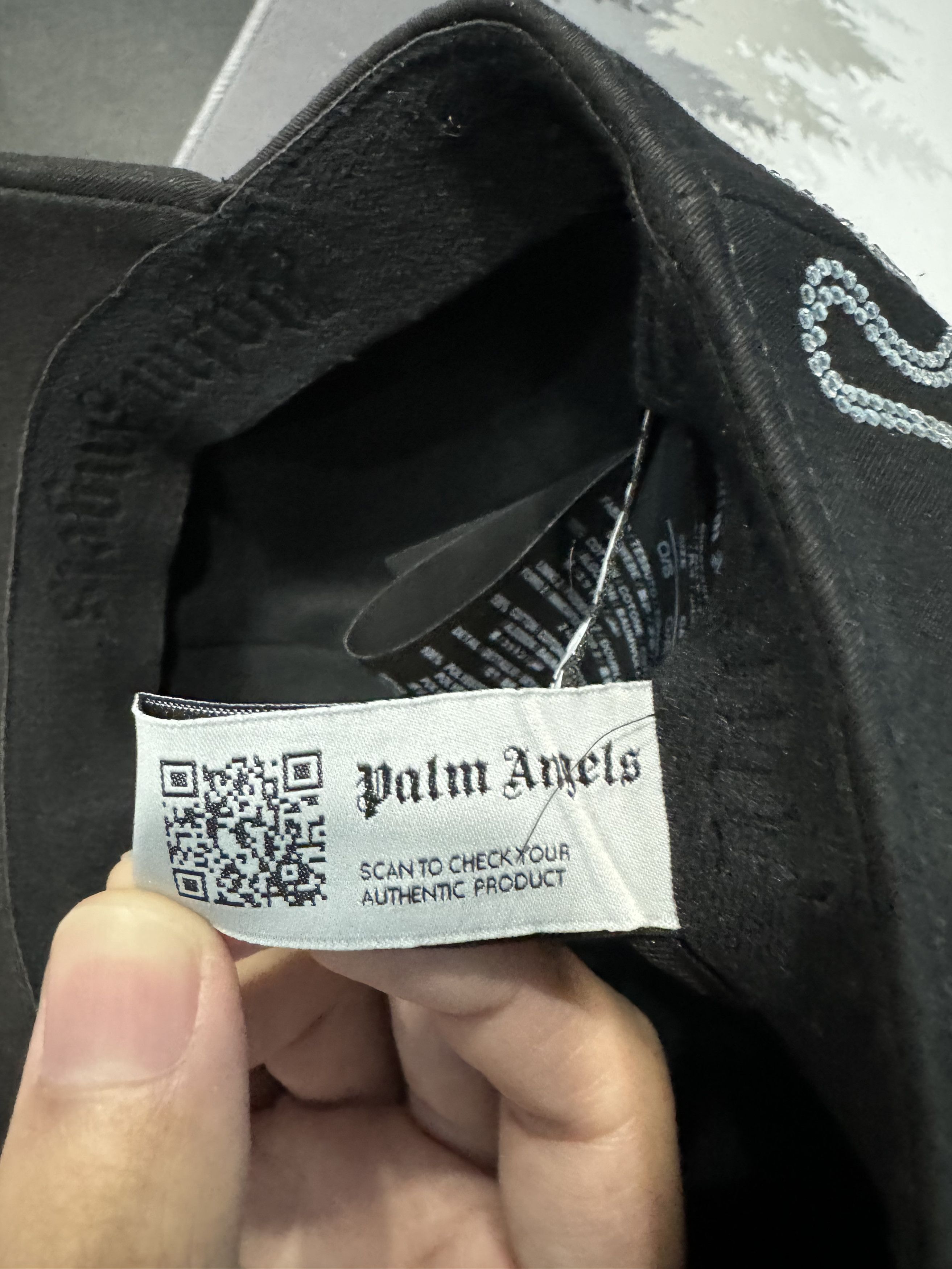 Palm Angels Rhinestone Flames Cap Size ONE SIZE - 8 Thumbnail
