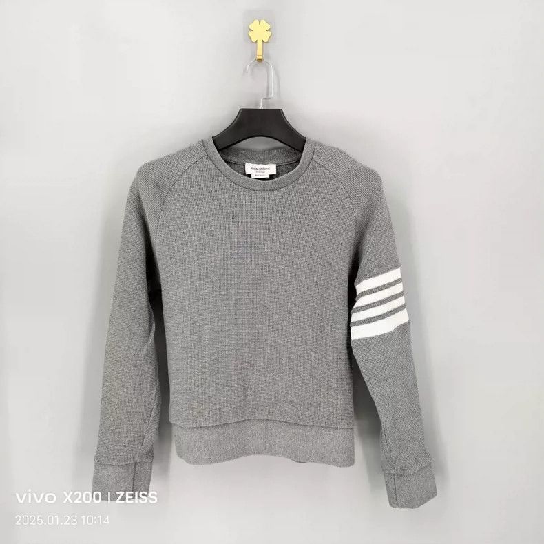 Thom Browne Thom browne Waffed sweatshirt 2504-Nextarrow Size US M / EU 48-50 / 2 - 1 Thumbnail