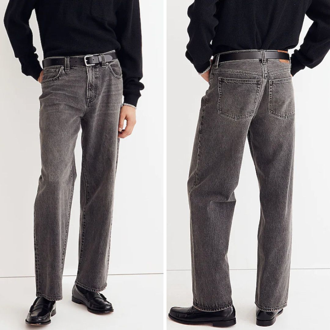 NEW Madewell Vintage Baggy Jeans in Woodford Wash, 30*30