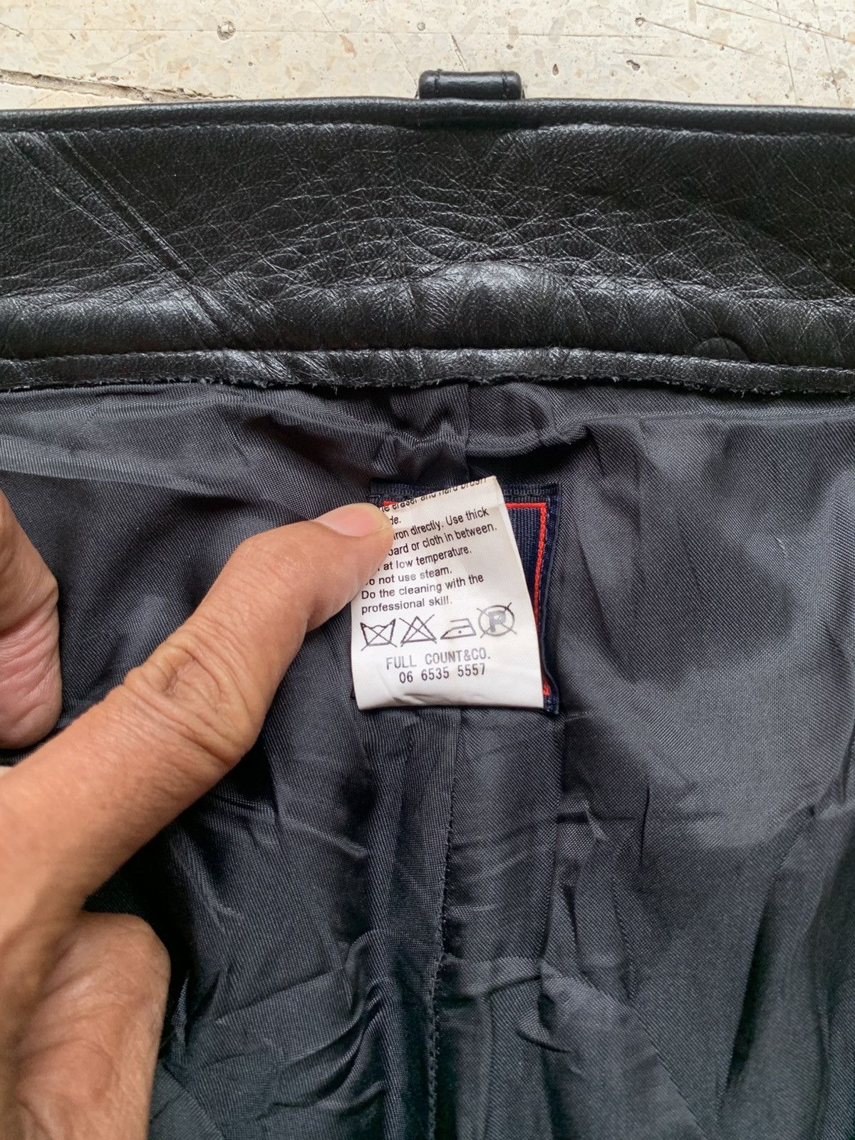 Full Count & Co. Japanese brand Full count leather pants Size US 30 / EU 46 - 9 Thumbnail
