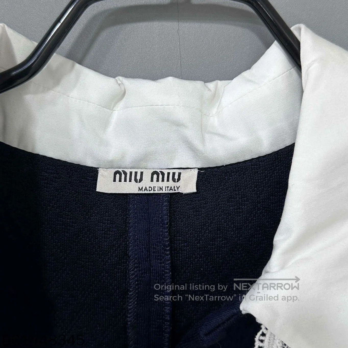 Miu Miu navy lace collar dress by miumiu. Size US S / EU 44-46 / 1 - 4 Thumbnail