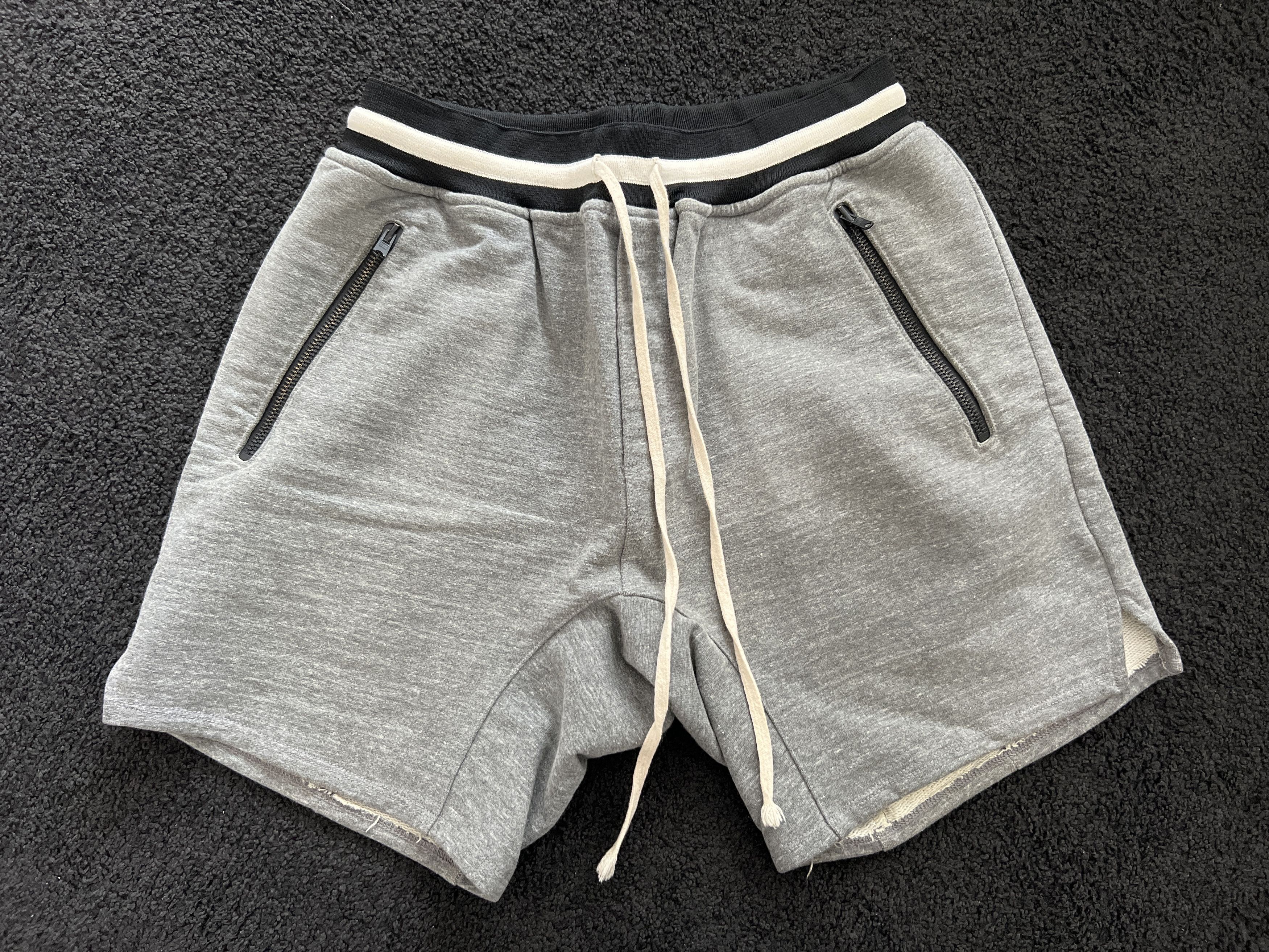 image of Fear Of God Heavy Shorts in Grey, Men's (Size 32)