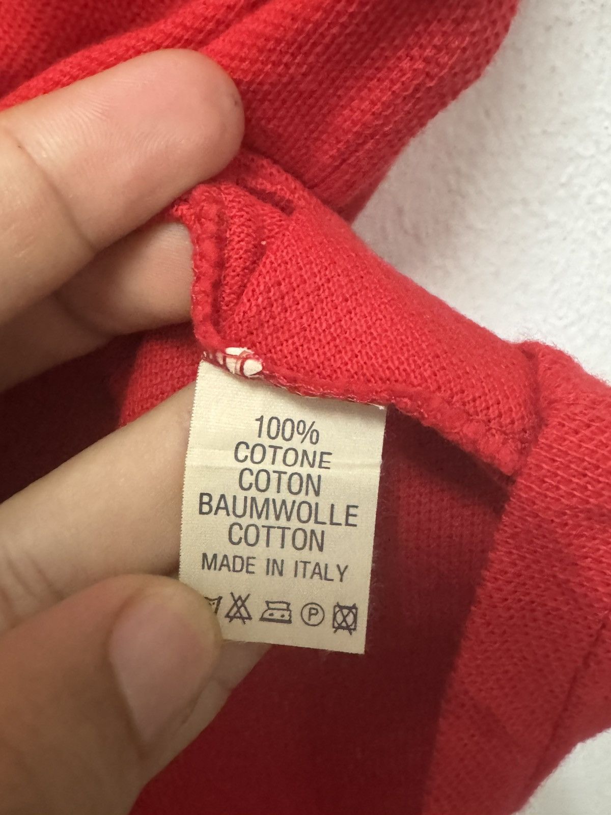 Dior Christian Dior Vtg Red Polo Shirt Size US M / EU 48-50 / 2 - 6 Thumbnail
