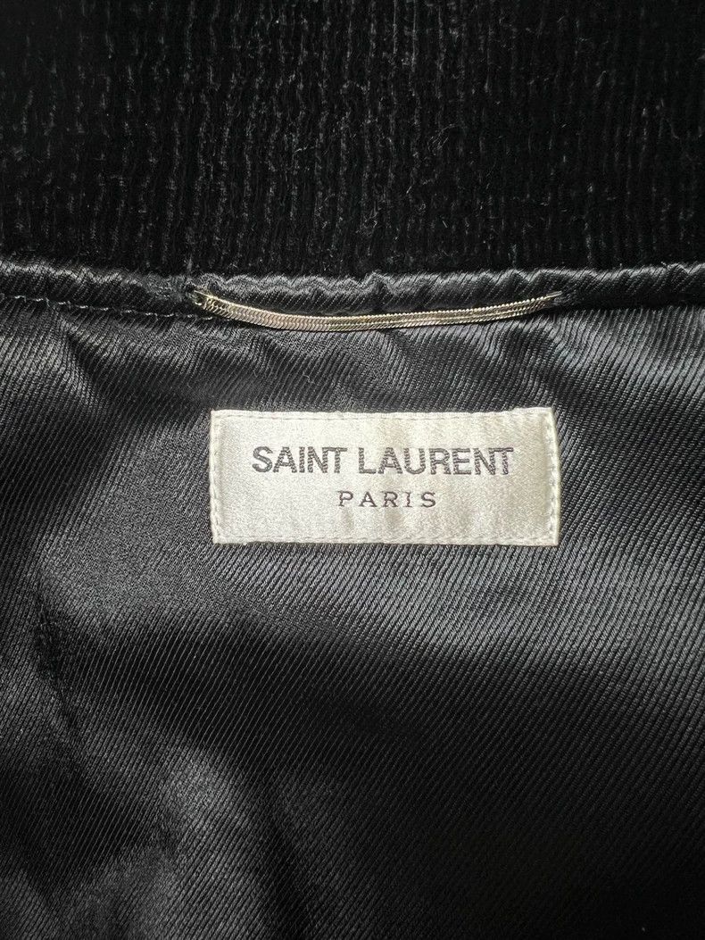 Yves Saint Laurent Saint Laurent 21fw Airwave Geometric Velvet Jacket 2502-Nex Size US L / EU 52-54 / 3 - 3 Thumbnail
