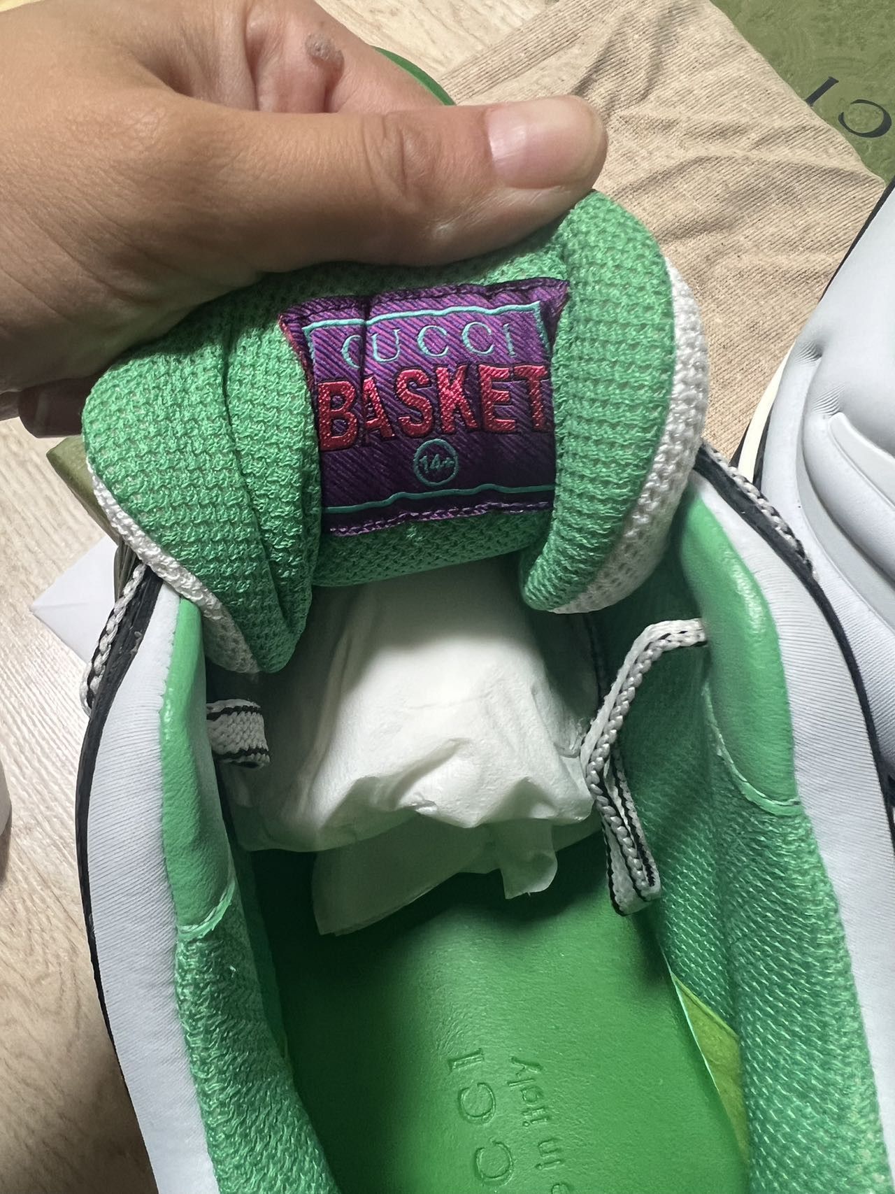 Gucci Gucci Basket 'Green Demetra' 697882-2SH90-3760 Size US 15 / EU 48 - 8 Thumbnail