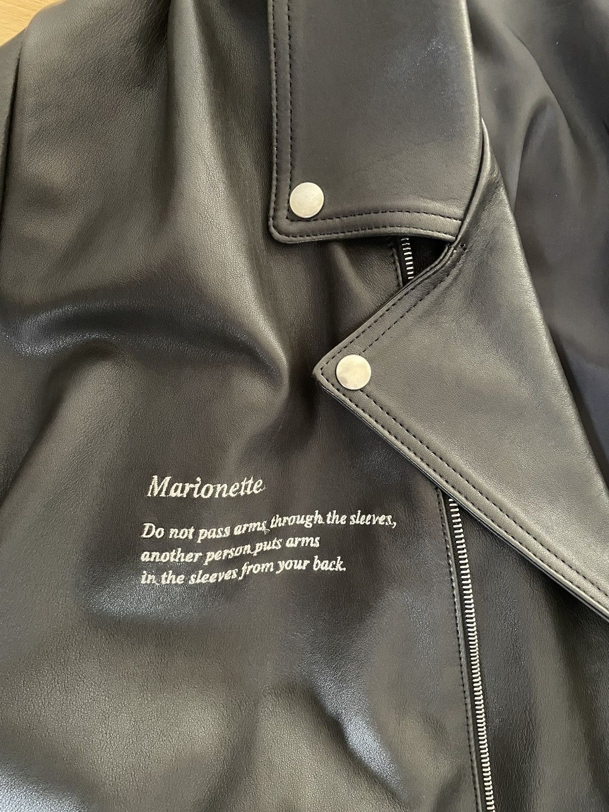 Doublet doublet marionette biker leather jacket Size US S / EU 44-46 / 1 - 6 Thumbnail