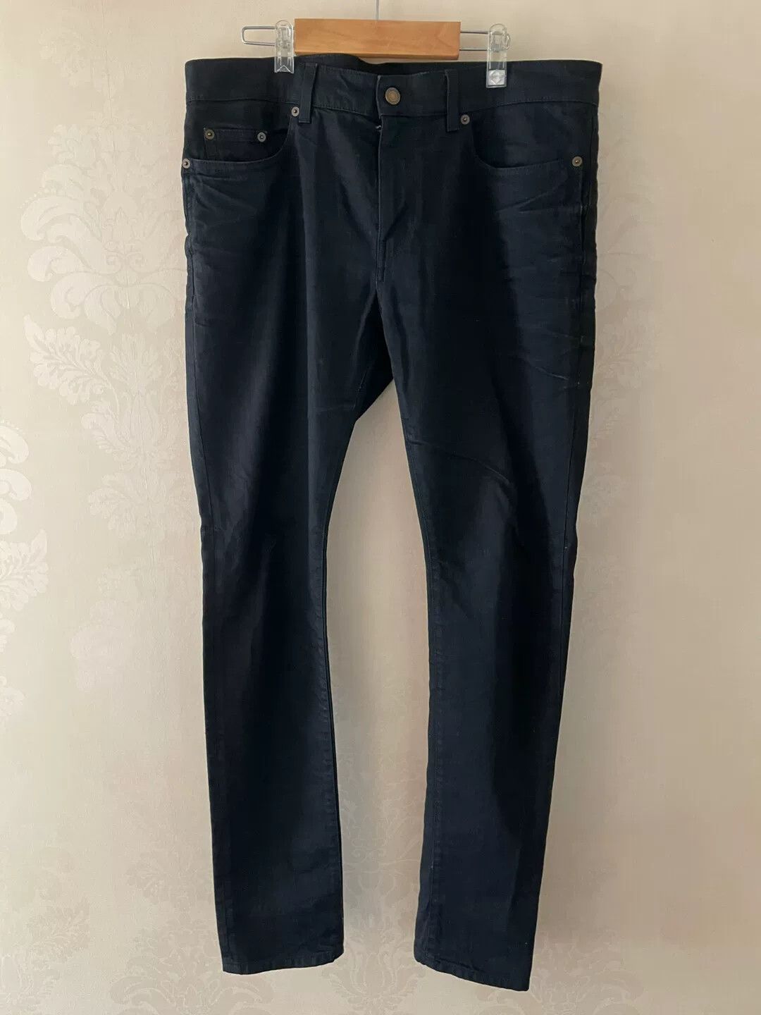 Saint Laurent Paris Saint Laurent Slim Black Jeans Size US 34 / EU 50 - 1 Thumbnail