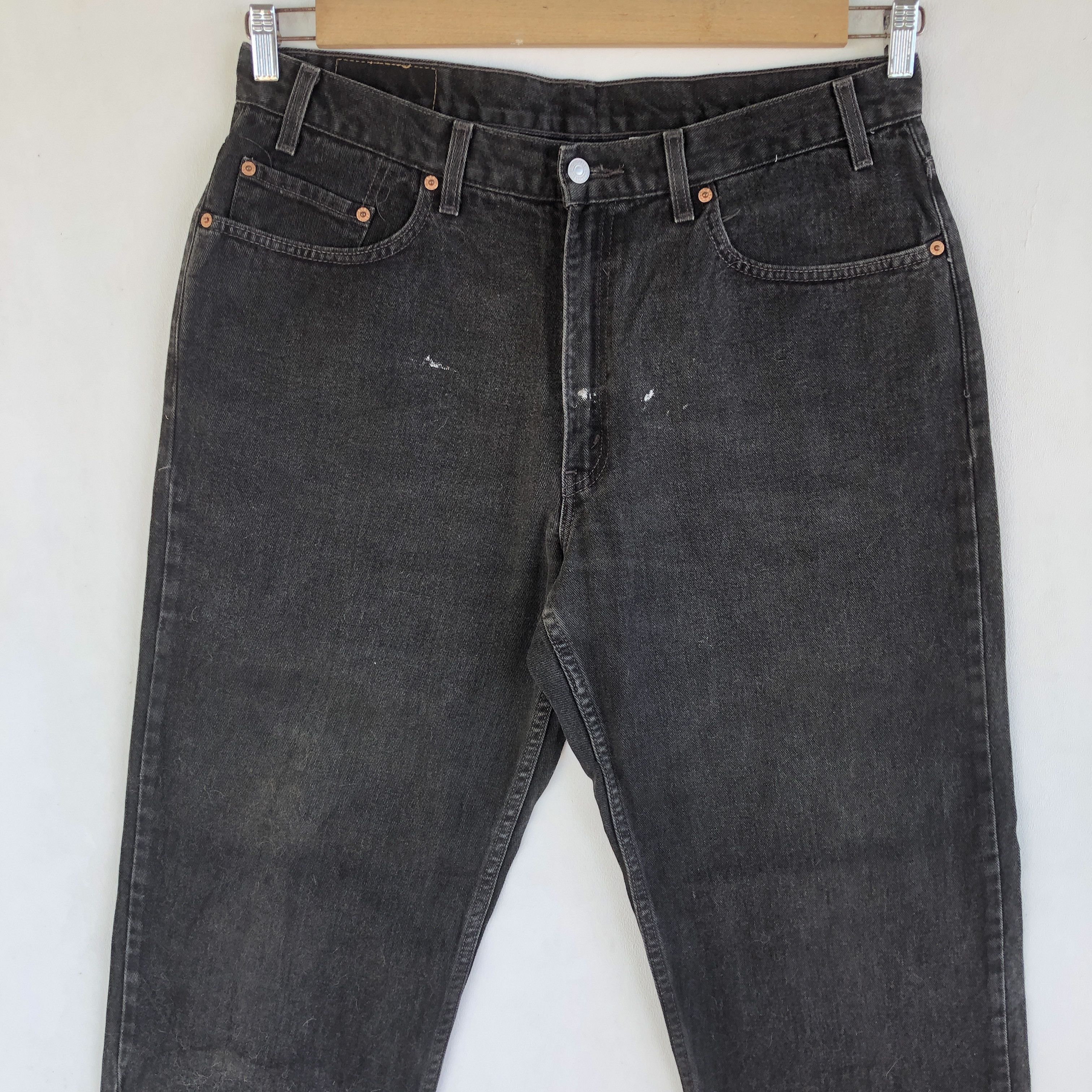 Levi's Vintage Levis Jeans Faded Black Levi's 550 Denim Pants Size US 34 / EU 50 - 3 Thumbnail