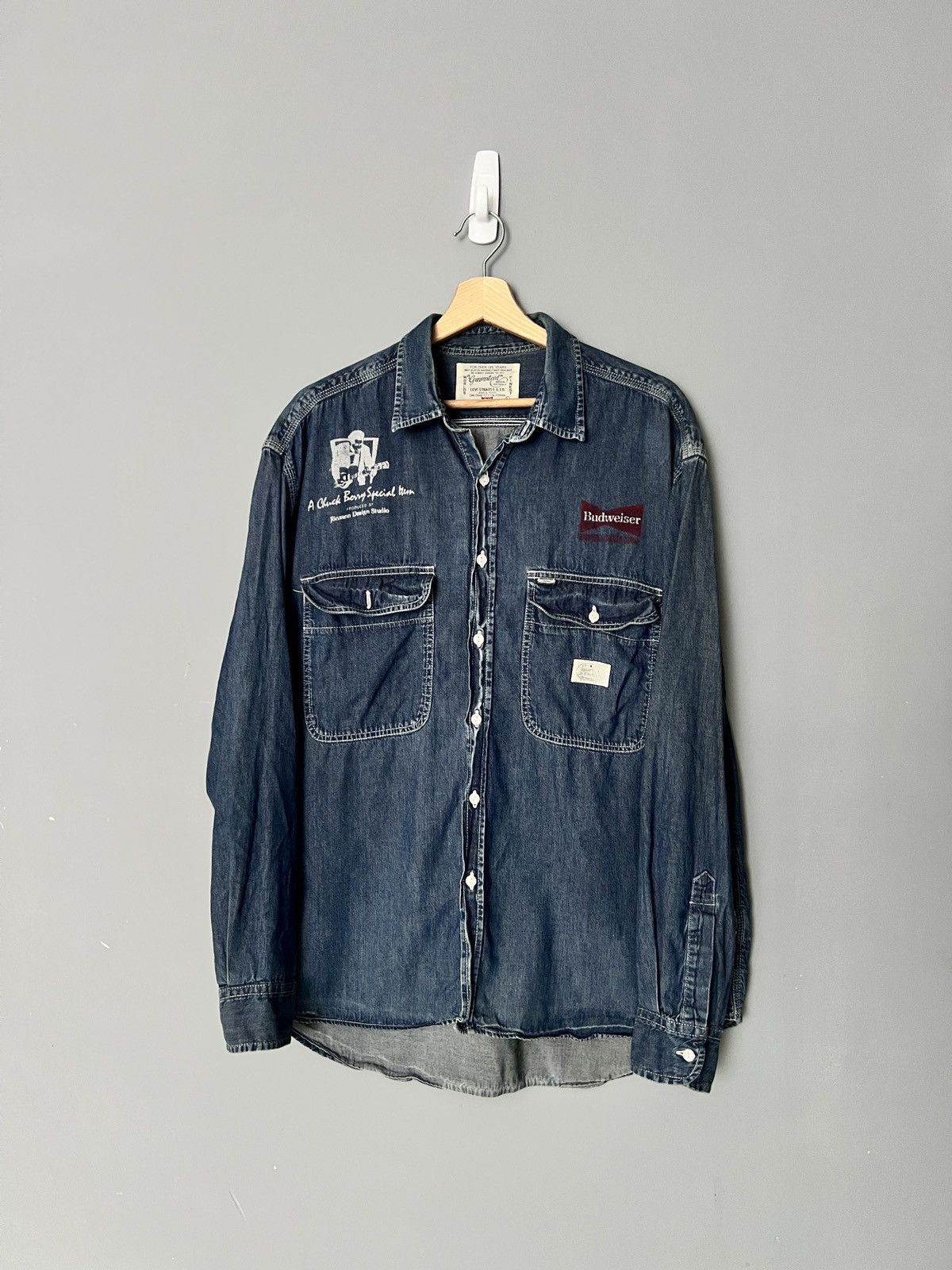 Levi's Vintage Clothing Ultra-rare vintage Levi’s denim shirt, 1980s. A Chuck Berry Size US L / EU 52-54 / 3 - 2 Thumbnail