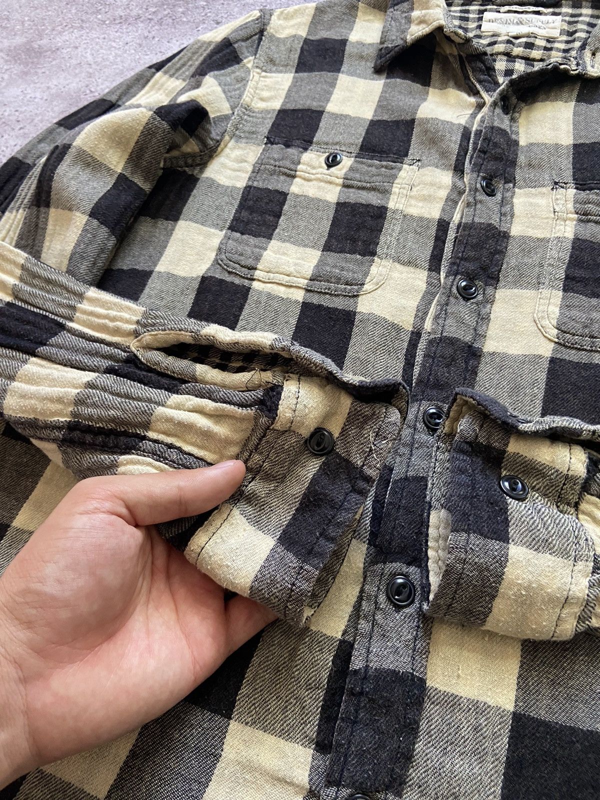 Denim & Supply Ralph Lauren × Polo Ralph Lauren × Vintage Denim And Supply Ralph Lauren Flannel Shirt Size US M / EU 48-50 / 2 - 3 Thumbnail