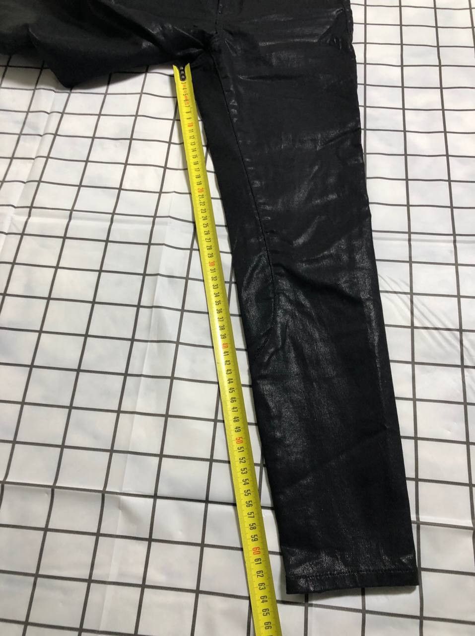 Allsaints All Saints Low Rise Cropped Skinny Jeans, Coated, Petrel Size 25" / US 0 / IT 36 - 6 Thumbnail