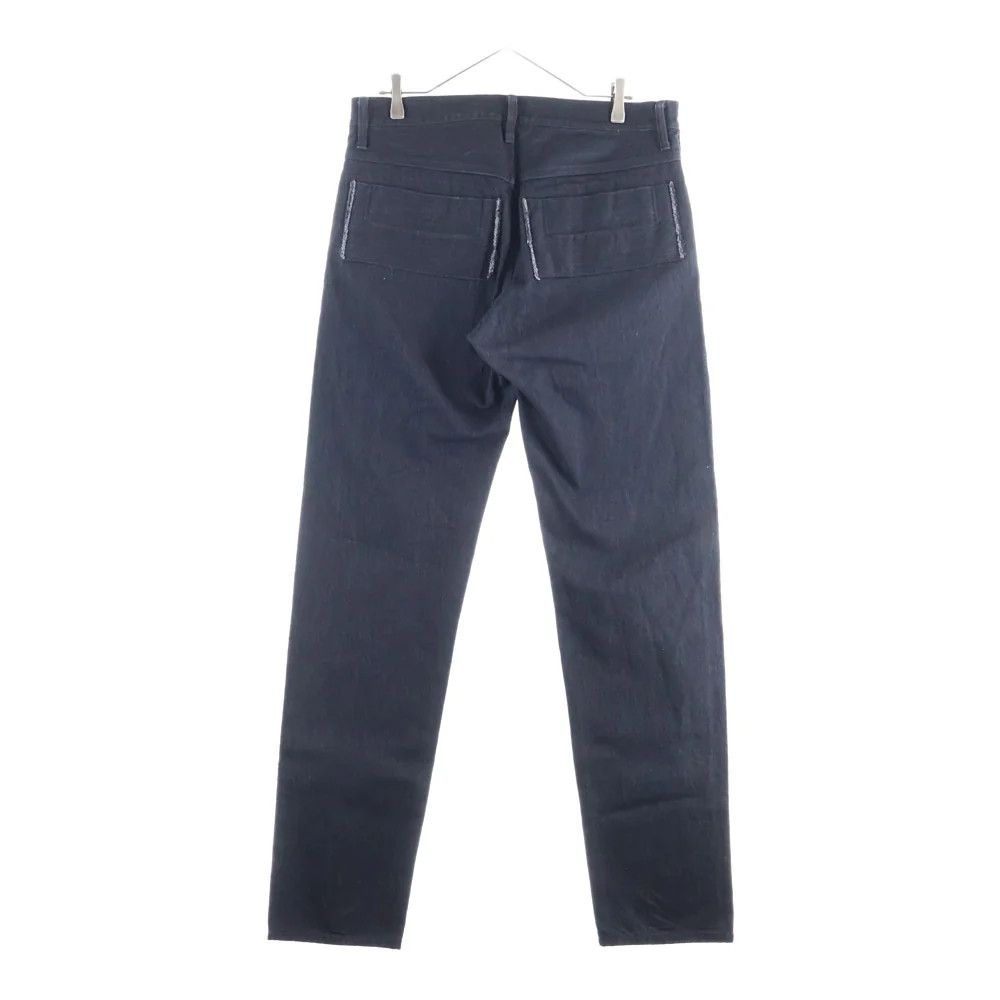 Yohji Yamamoto Yohji Yamaha POUR HOMME/Distressed Black Denim Pants Size US 33 - 2 Thumbnail