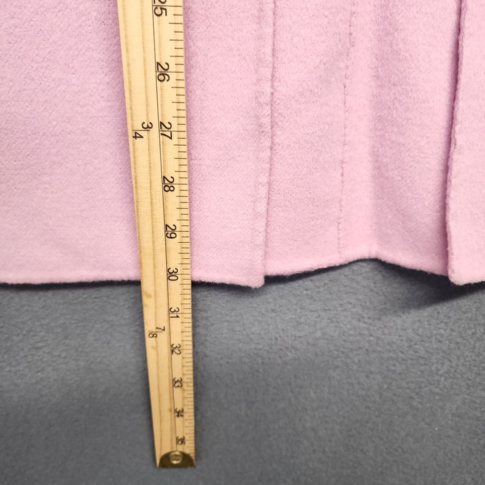 Pinko VINTAGE Valerie Stevens Pea Coat Womens M Wool Angora Cashmere Pink Flaw Size M / US 6-8 / IT 42-44 - 6 Thumbnail