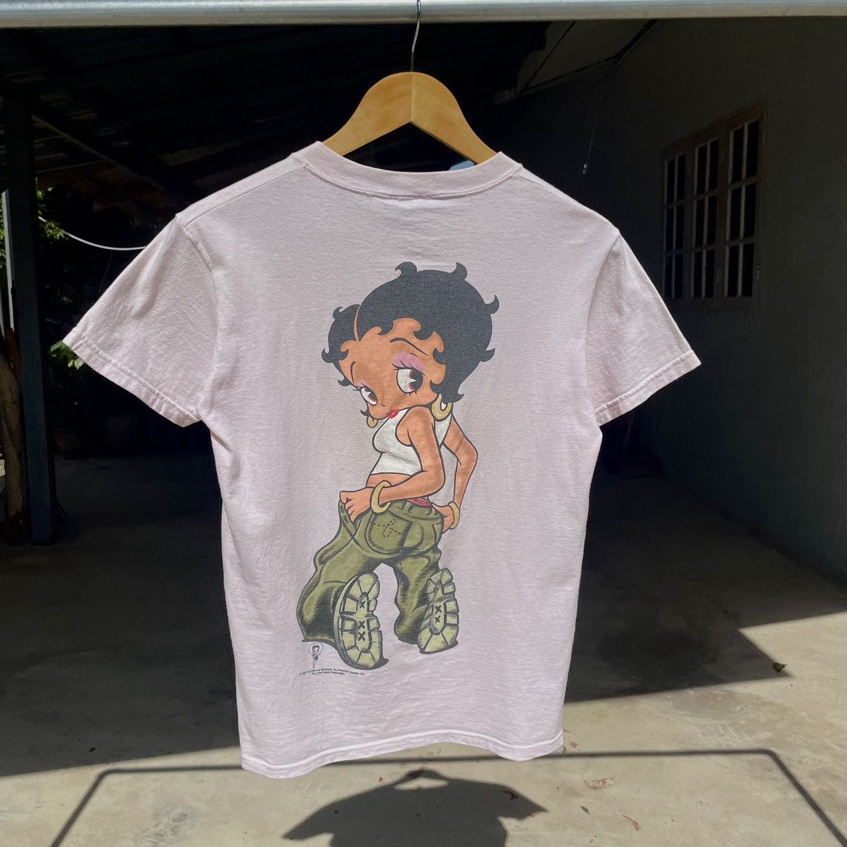 Vintage 🇺🇸VINTAGE 1996 BETTY BOOP HIP HOP MIRROR CARTOON NUDE T-SHIRT Size S / US 4 / IT 40 - 15 Thumbnail