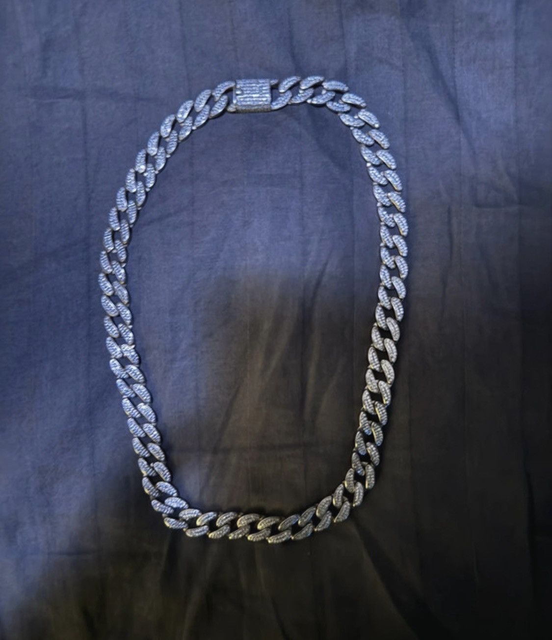 Other Silver Iced Out Chain Size ONE SIZE - 3 Thumbnail