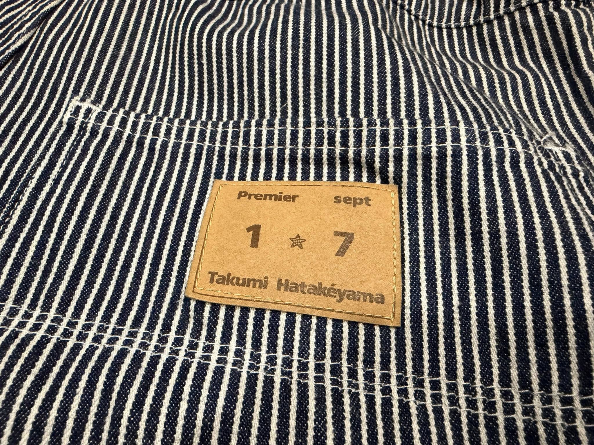Japanese Brand Takumi Hatakeyama premier sept overall w28-34 1456 Size 30" / US 8 / IT 44 - 2 Thumbnail
