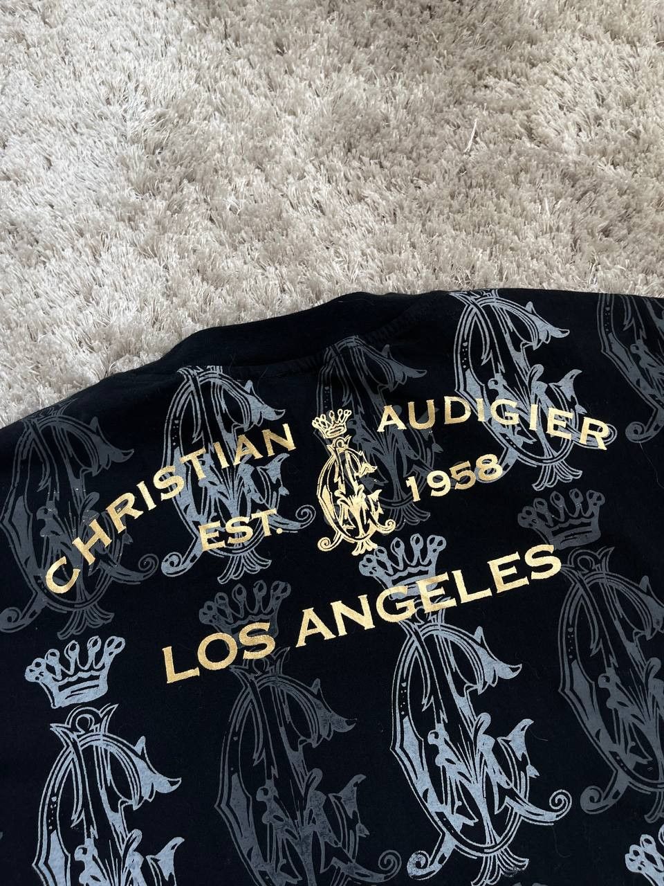 Christian Audigier × Ed Hardy × Vintage Vintage Christian audigier big logo tee rare size M Size US M / EU 48-50 / 2 - 10 Thumbnail